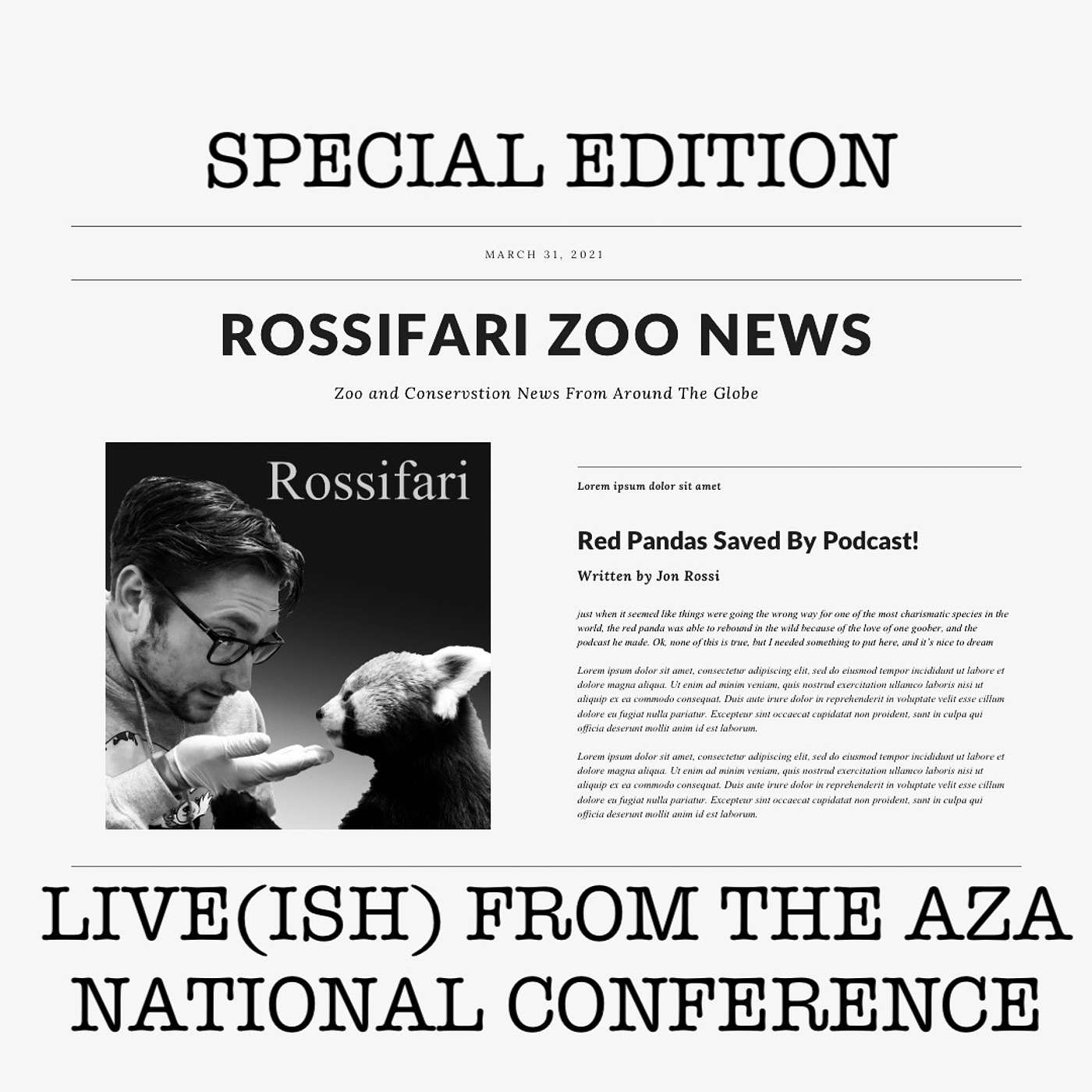 Rossifari Podcast - Zoos, Aquariums, and Animal Conservation