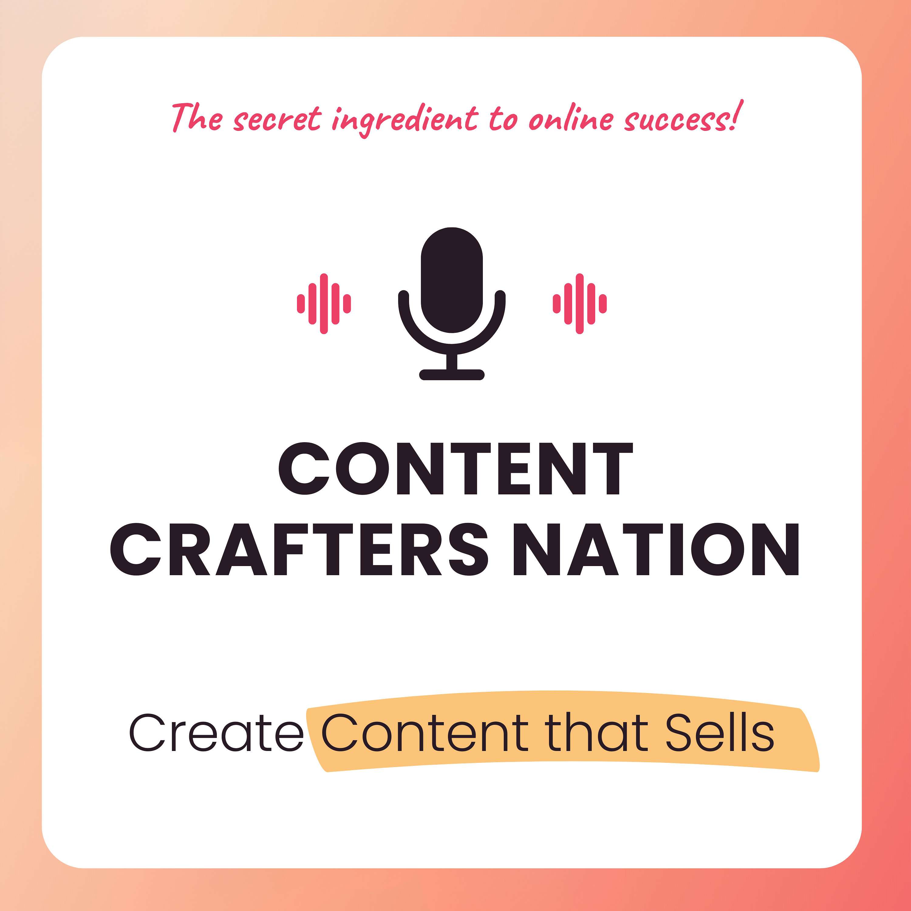 Content Crafters Nation podcast artwork