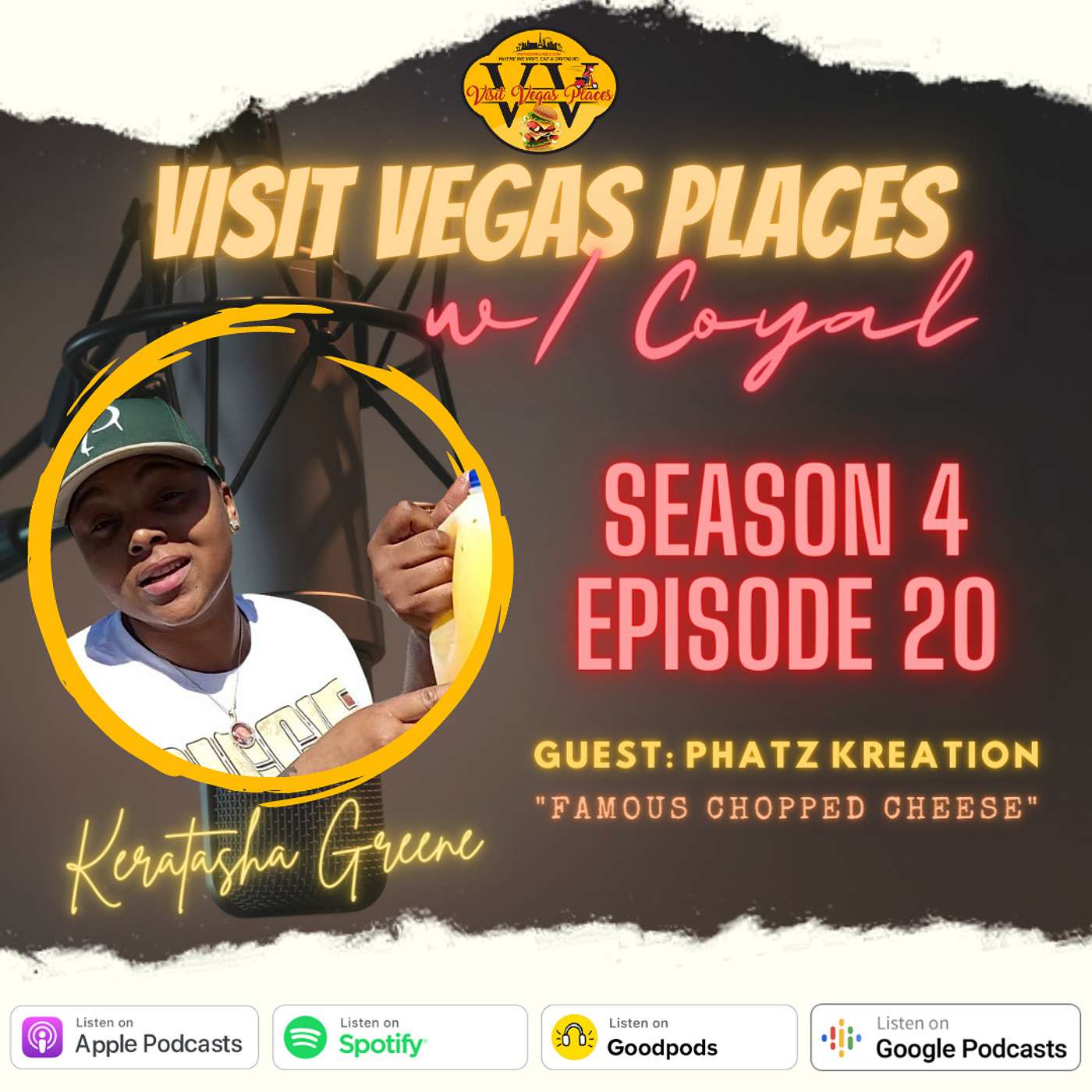 The only chopped cheese in Las Vegas made by Chef Keratasha Greene, owner of Phatz Kreation