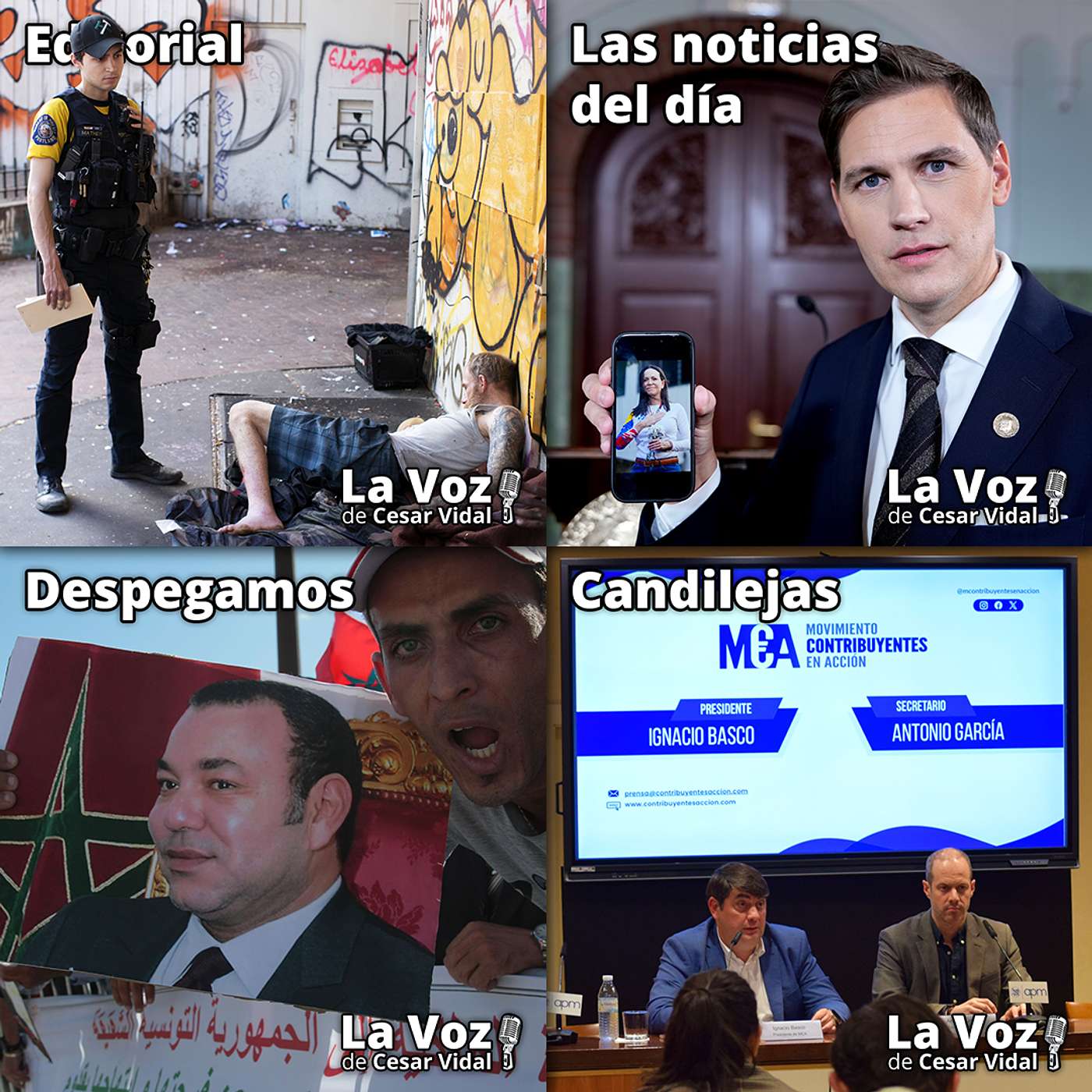 Programa Completo de La Voz de César Vidal - 10/10/25