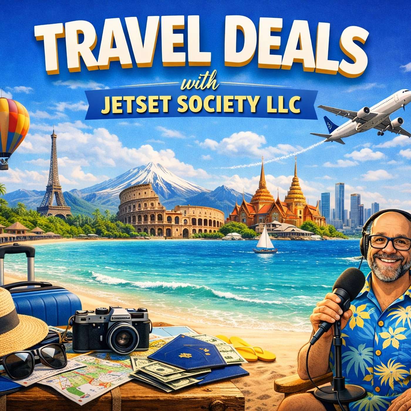 Travel deals with JetSet Society LLC podcast artwork