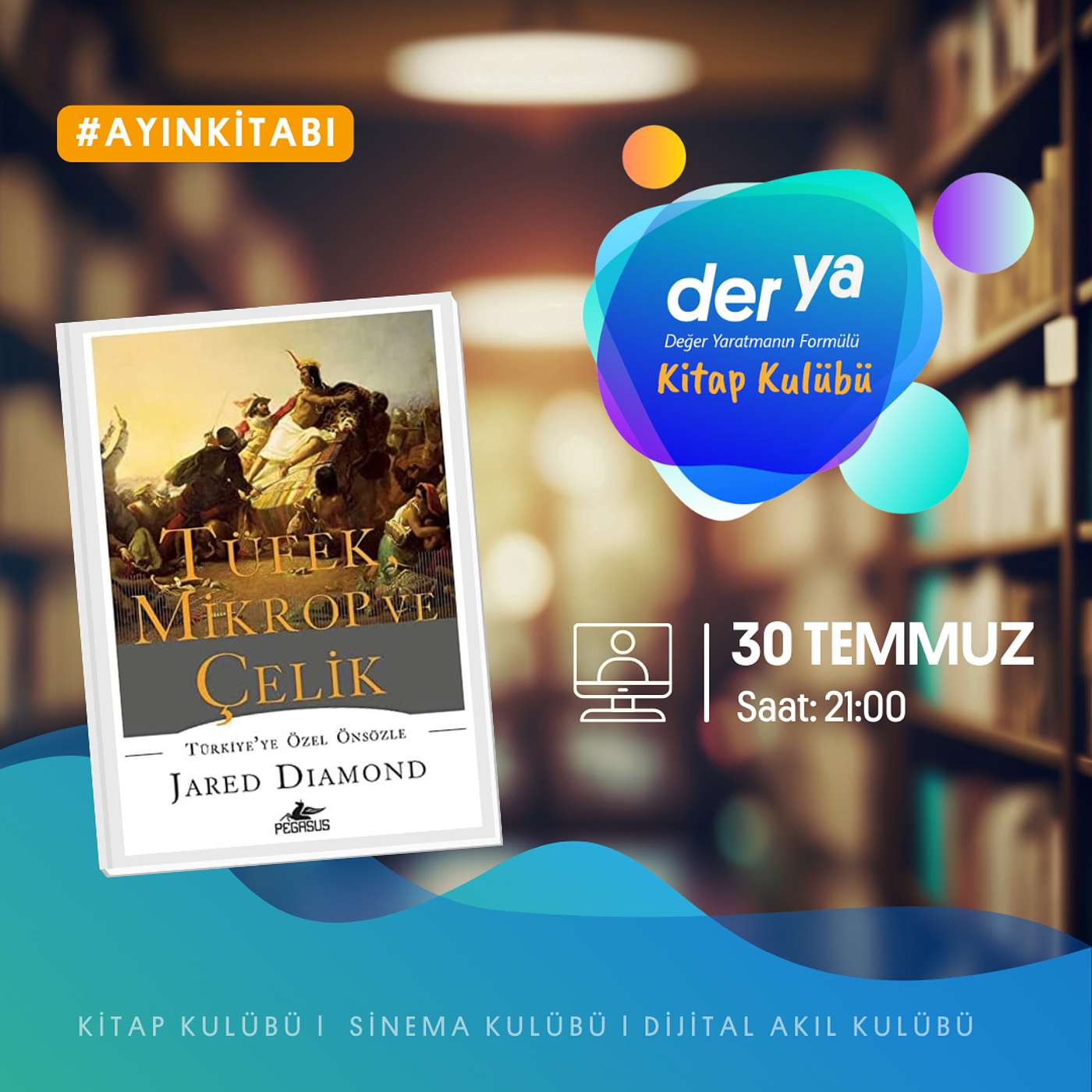 der ya Kitap Kulübü ile Tüfek, Mikrop ve Çelik
