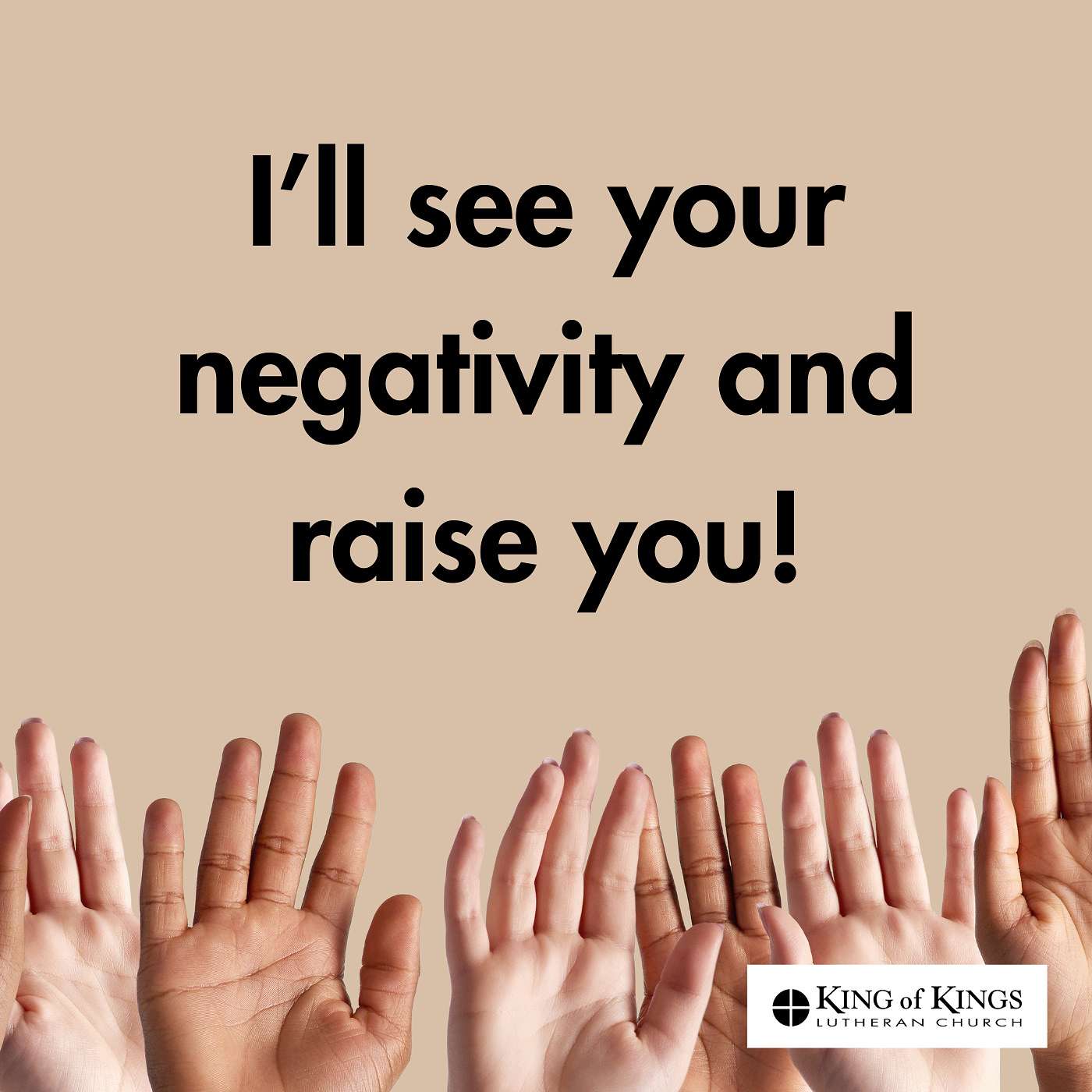 “I’ll see your negativity and raise you!" // Pastor Jon Larson episode artwork