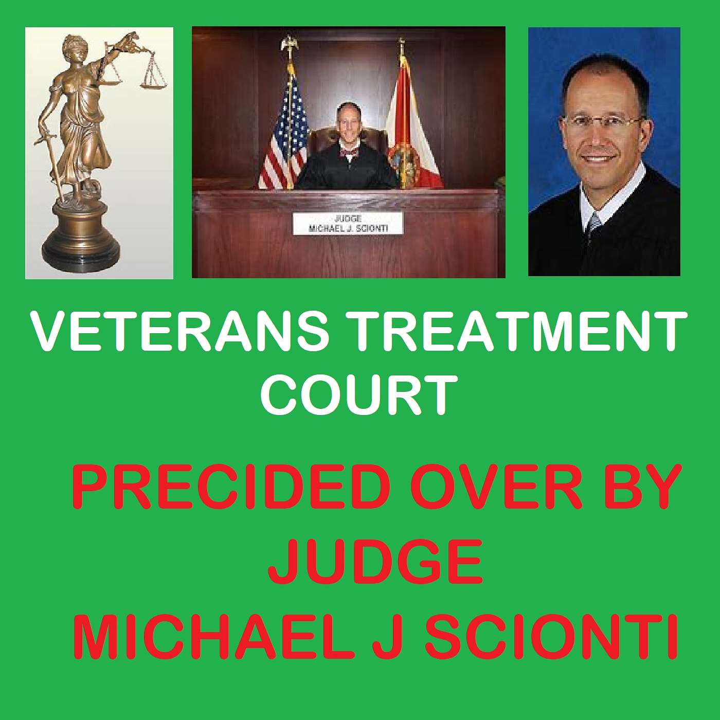 Judge Scionti is key to getting vets lives back on track. Learn how this justice gives vets and their families faced with jail a new life through the Veterans Treatment Court.