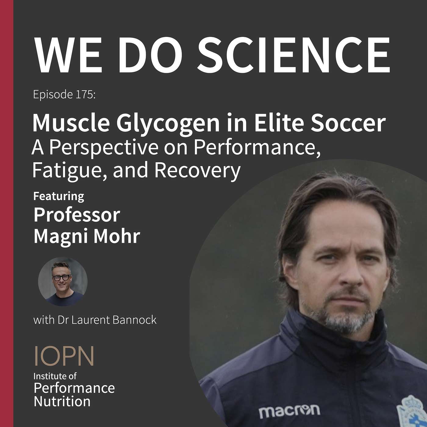 cover of episode "Muscle Glycogen in Elite Soccer" with Professor Magni Mohr