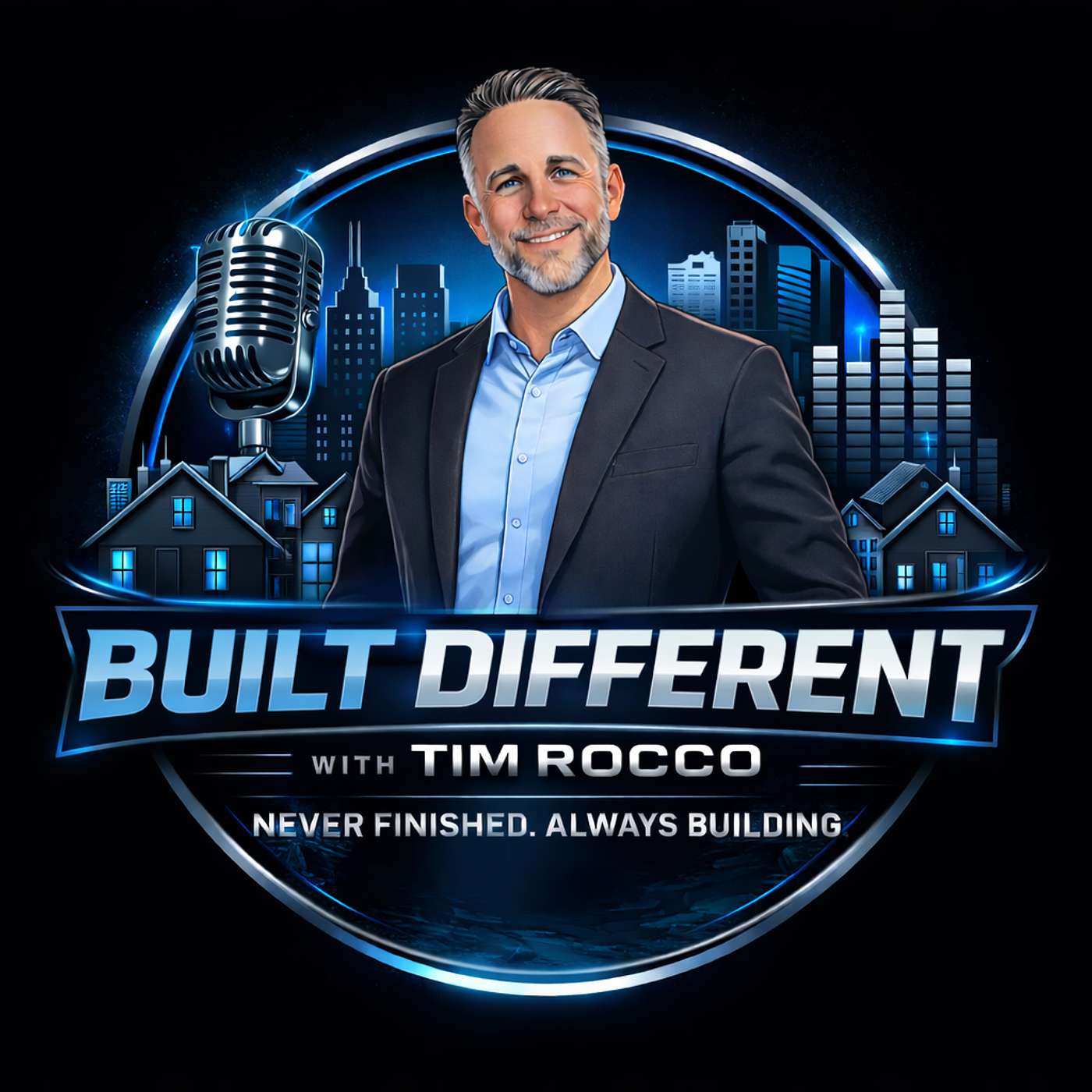 Built Different With Tim Rocco: Never Finished. Always Building. cover art