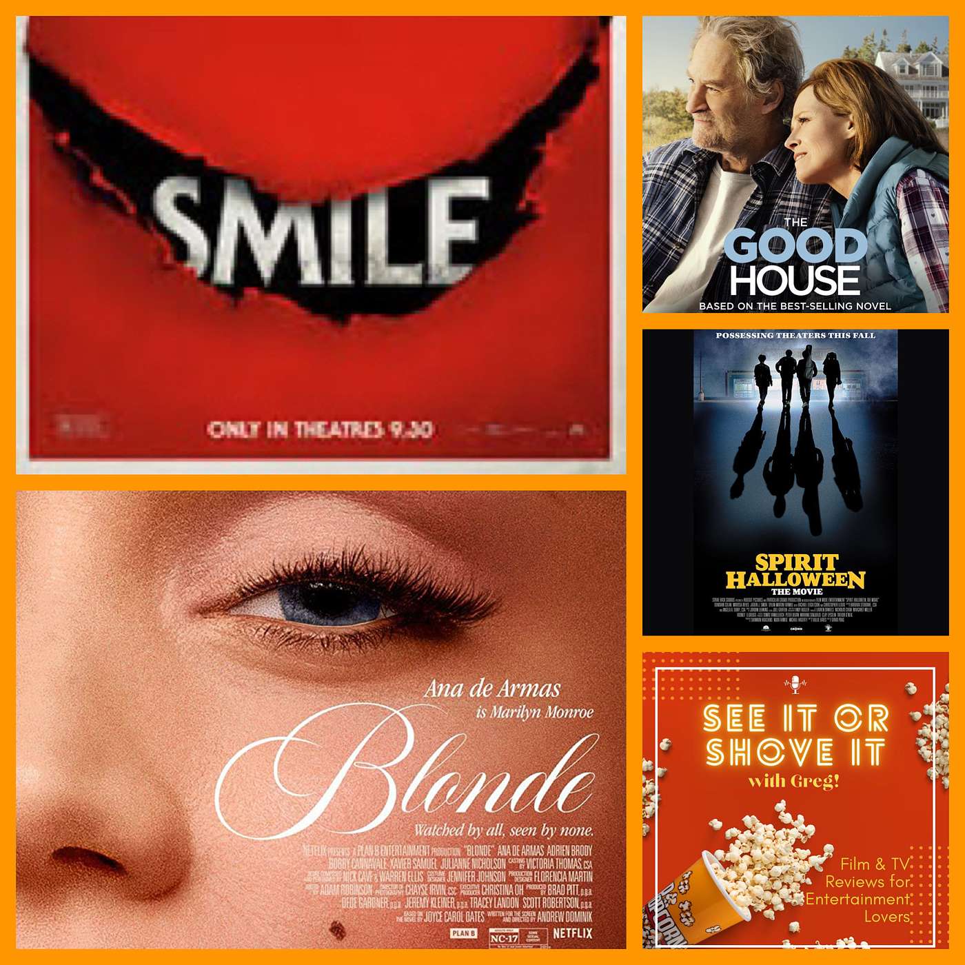Episode 35: Blonde, Smile, Spirit Halloween: The Movie, The Good House episode artwork