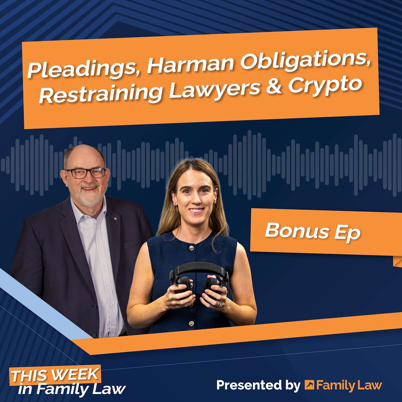 Bonus: Pleadings, Harman obligations, restraining lawyers, and crypto episode artwork