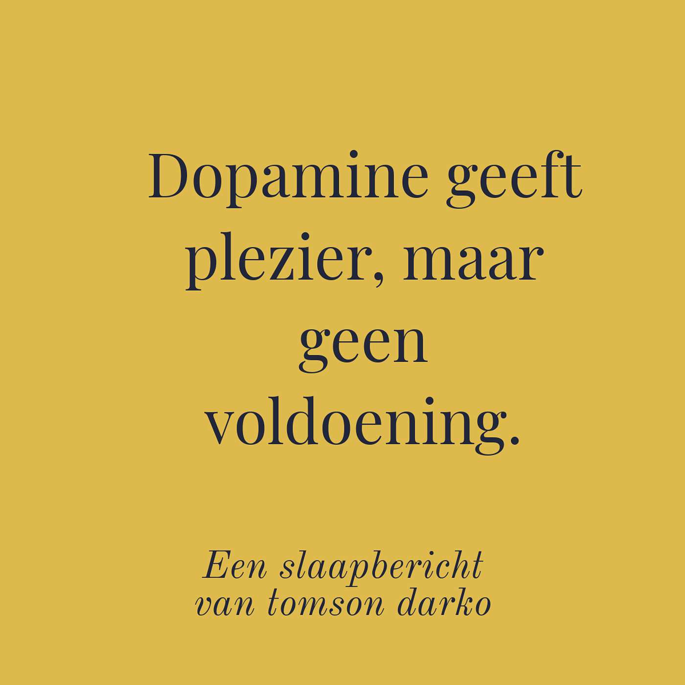 In slaap vallen met melancholie van Tomson Darko