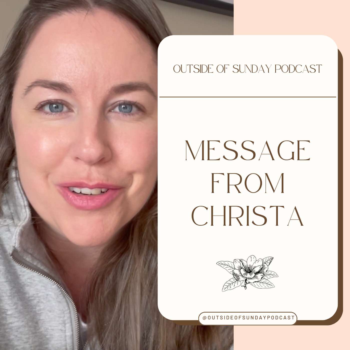 Message from Christa - Supporting OOS