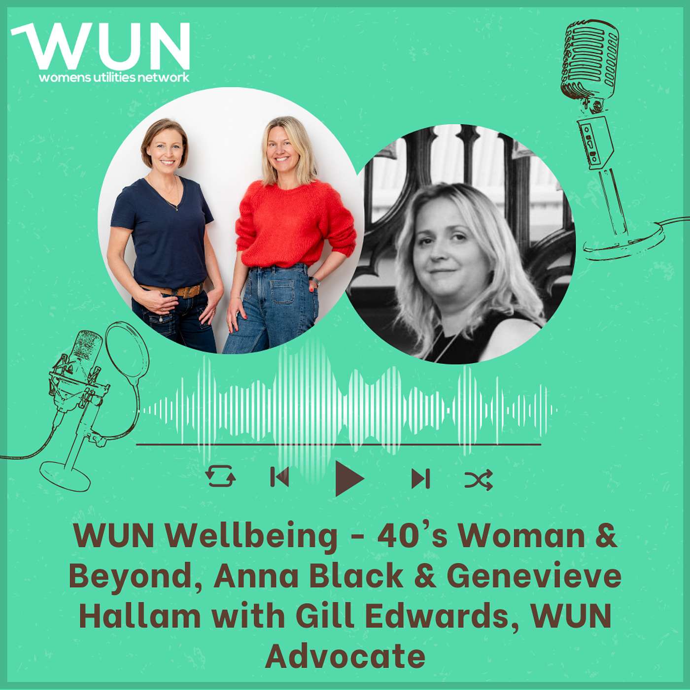 Ep. 81 WUNForWellbeing “Living your best life” with Anna Black  & Gen Hallam episode artwork