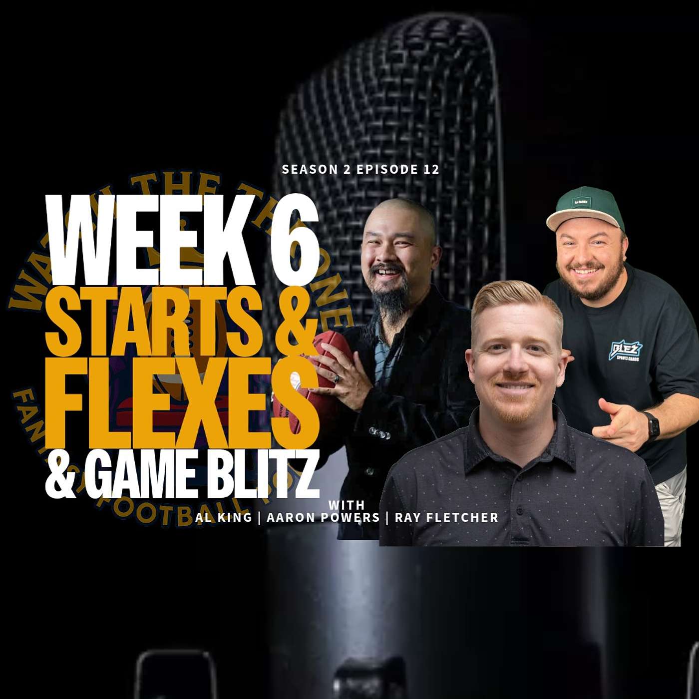 Fantasy Football Week 6, News & Notes, Starts & Flex of the Week & Game Blitz episode artwork