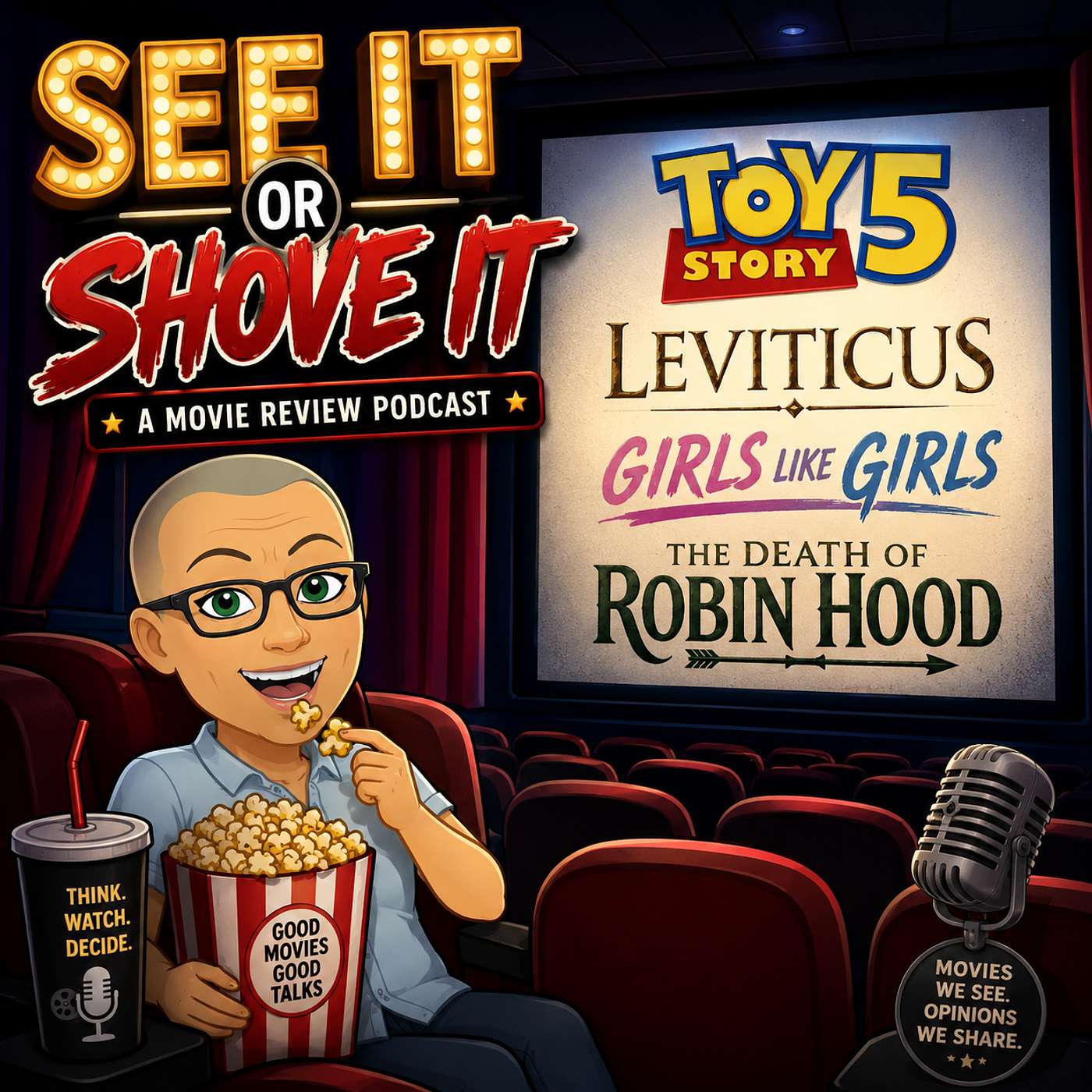 Episode 316 - Toy Story 5, Leviticus, Girls Like Girls, The Death of Robin Hood episode artwork