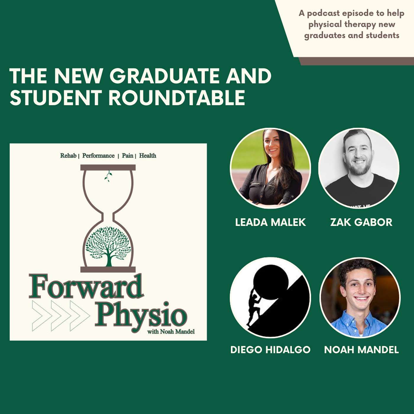 The New Grad and Student Roundtable with Dr. Leada Malek, Zak Gabor, and Diego Hidalgo