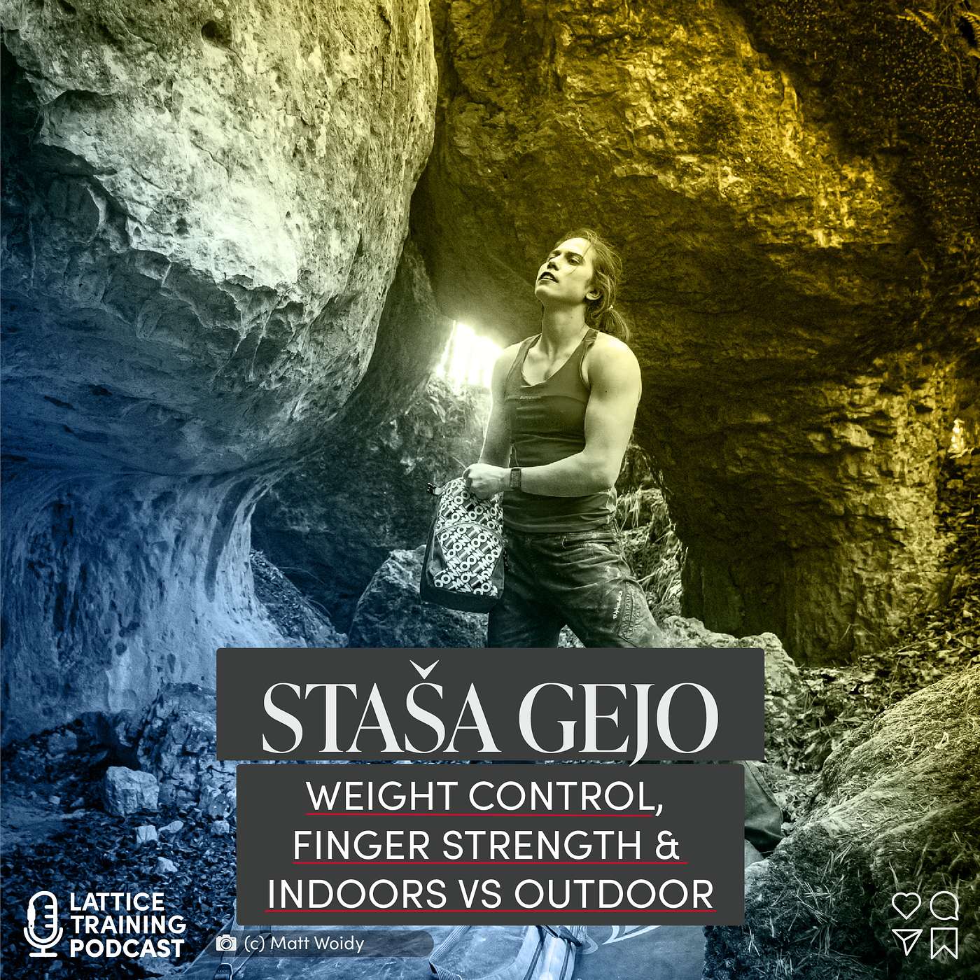 Pro Climber Staša Gejo: Weight Control, Finger Strength & Indoors vs Outdoor episode artwork