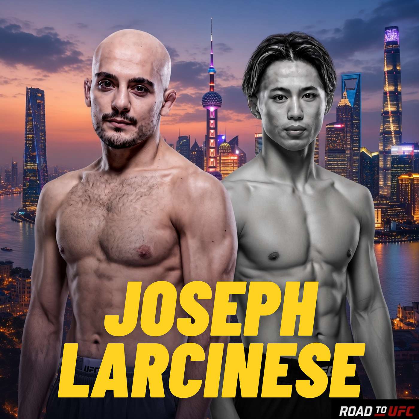MMA Fighter Joseph Larcinese ahead of Road to UFC Shanghai fight vs Takaya Suzuki episode artwork