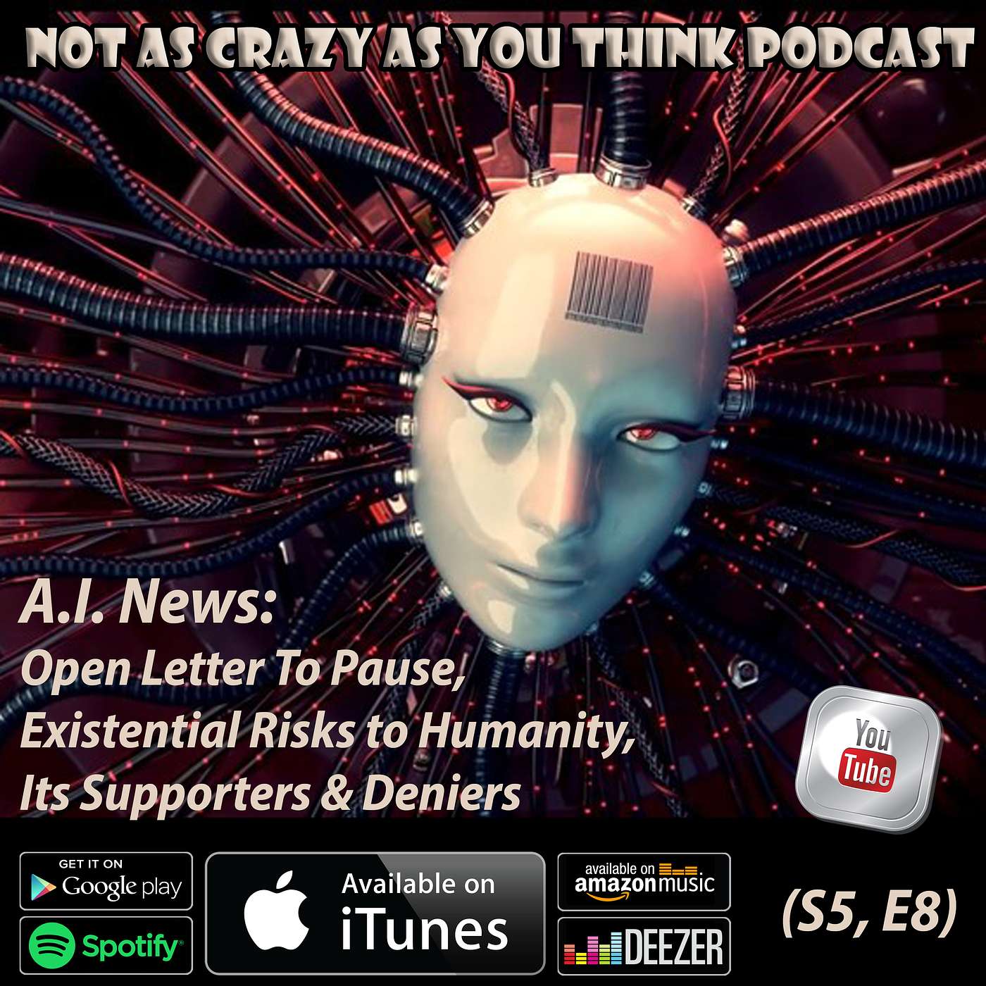 A.I. News: Open Letter To Pause, Existential Risks to Humanity, Its Supporters & Deniers (S5, E8)