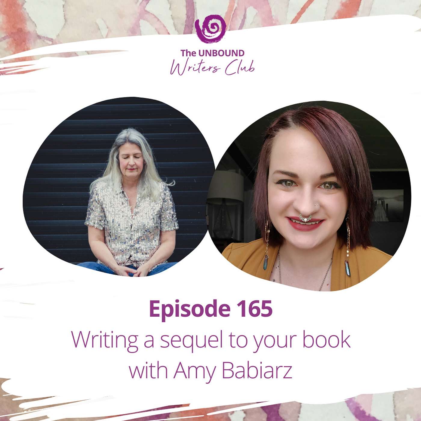 Episode 165: Writing a sequel to your book with Amy Babiarz episode artwork