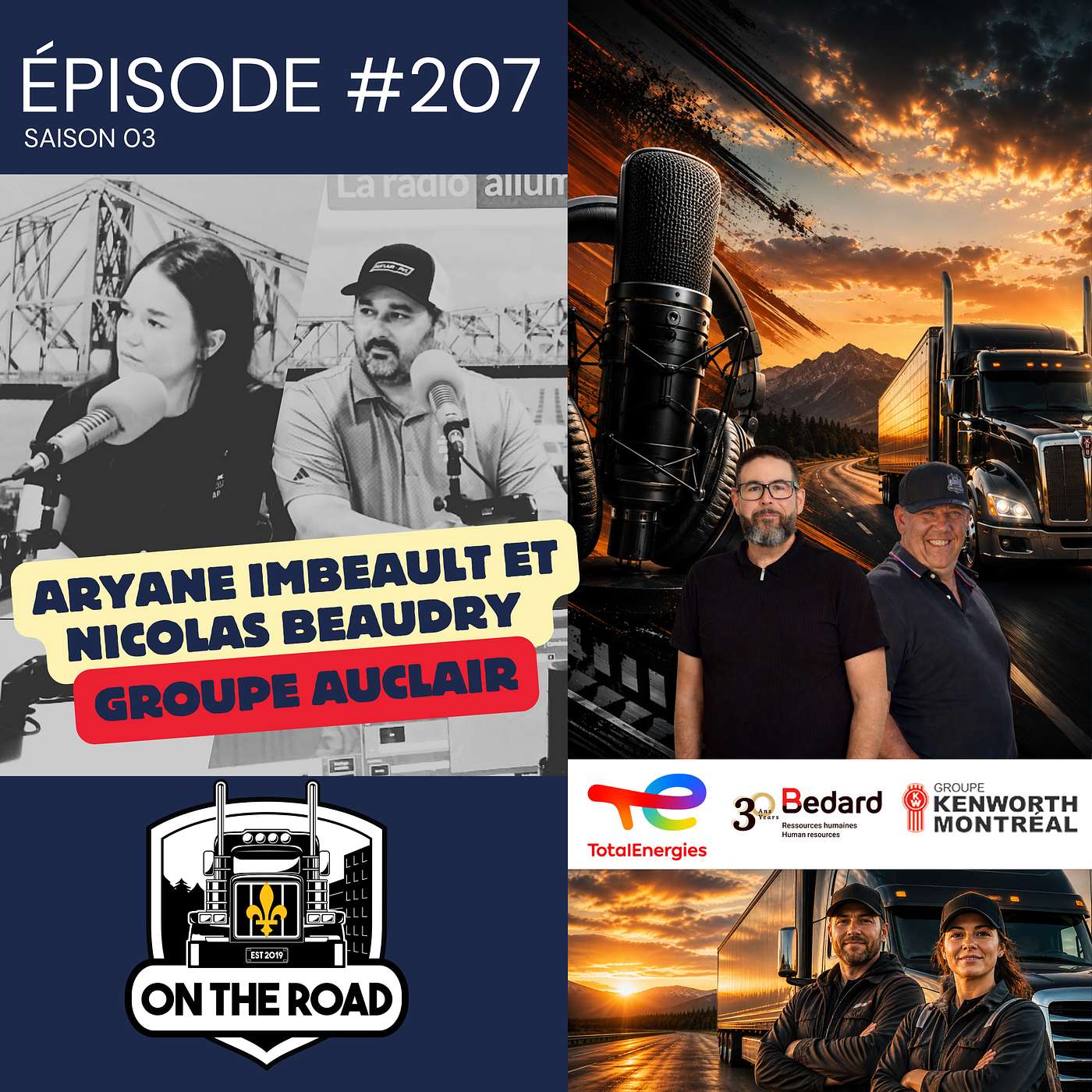 🎙 Épisode 207 – On the road Québec avec Aryane Imbeault et Nicolas Beaudry du Groupe Auclair episode artwork