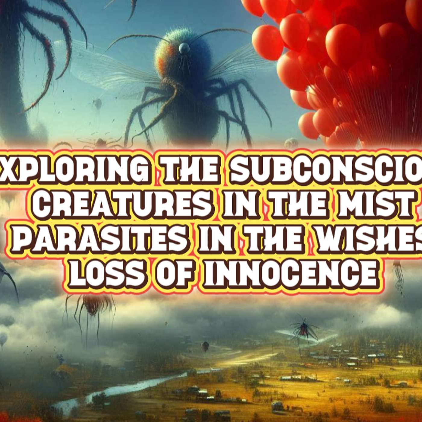 PODCAST EPISODE 6:  Exploring the Subconscious: Creatures in the Mist, Parasites in the Wishes, Loss of Innocence