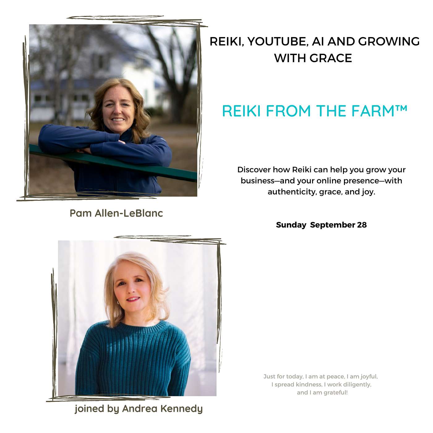 Reiki, YouTube, AI and Growing with Grace with Andrea Kennedy