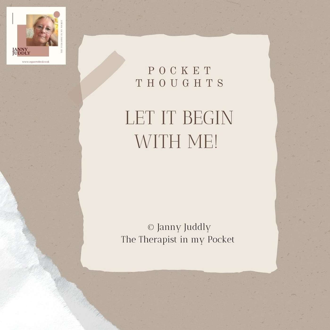 Janny Juddly, The Therapist in my Pocket\'s Podcast