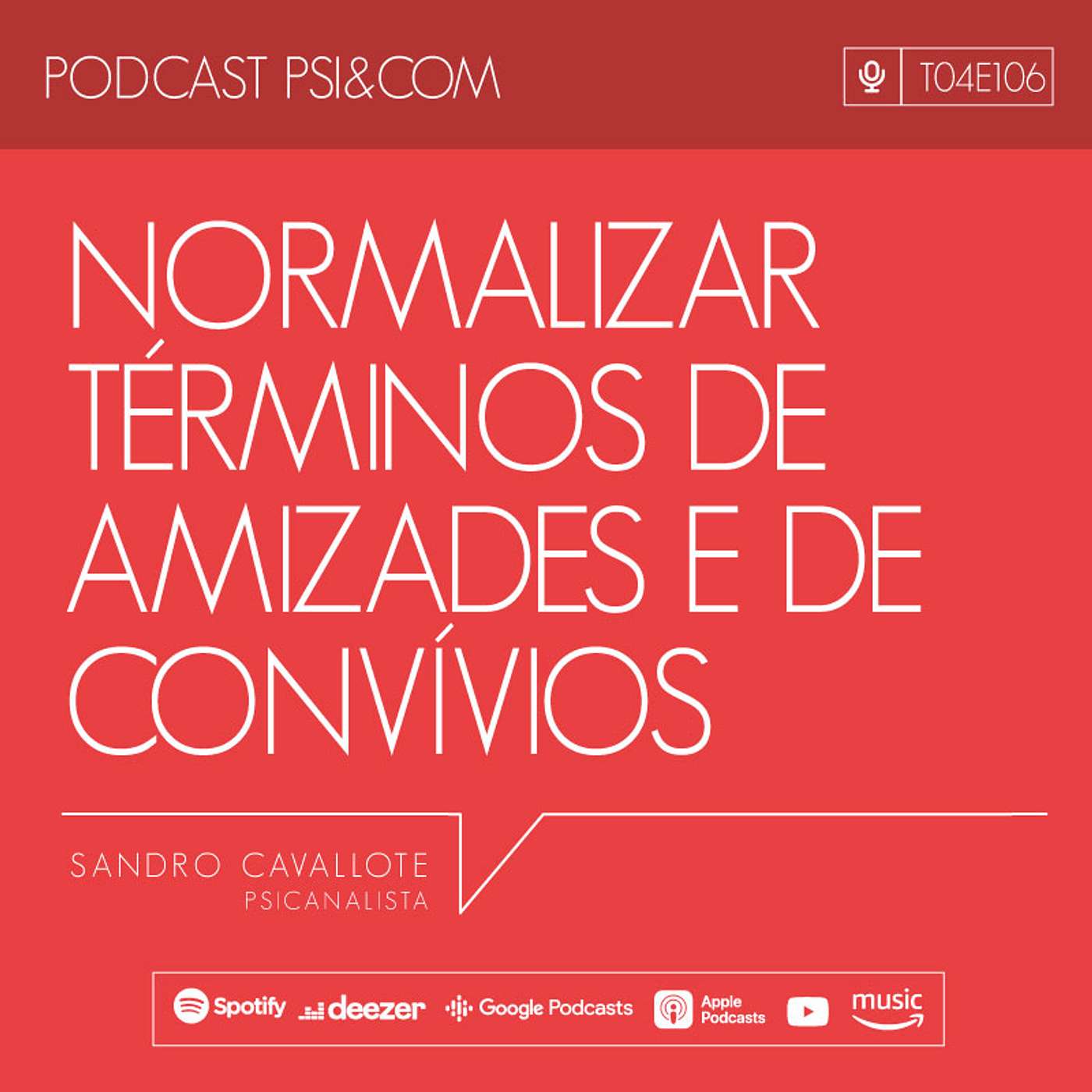 106 - Normalizar términos de amizades e de convívios 106 - Normalizar términos de amizades e de convívios