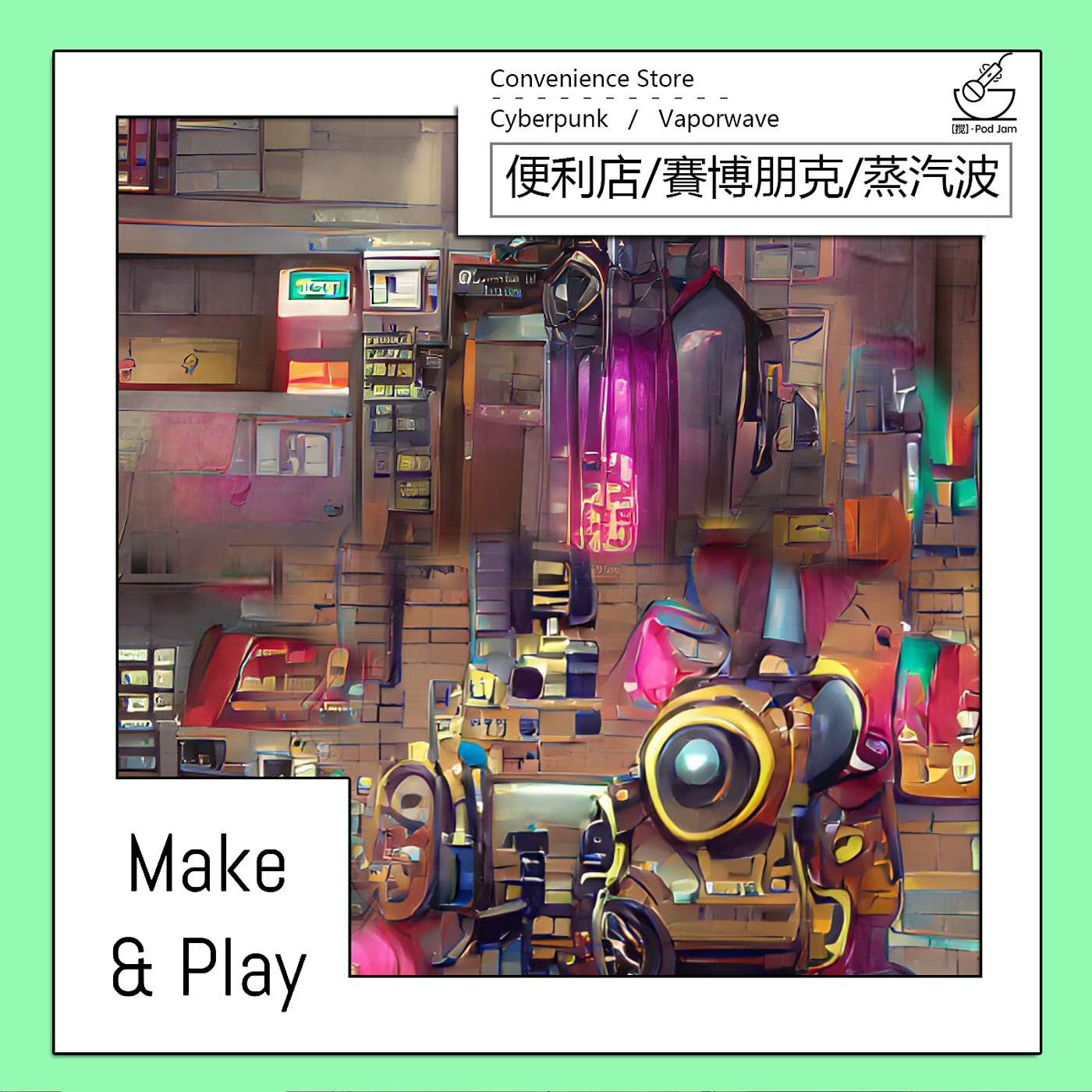 cover of episode S4E3【Pod Jam番外】便利店/赛博朋克/蒸汽波