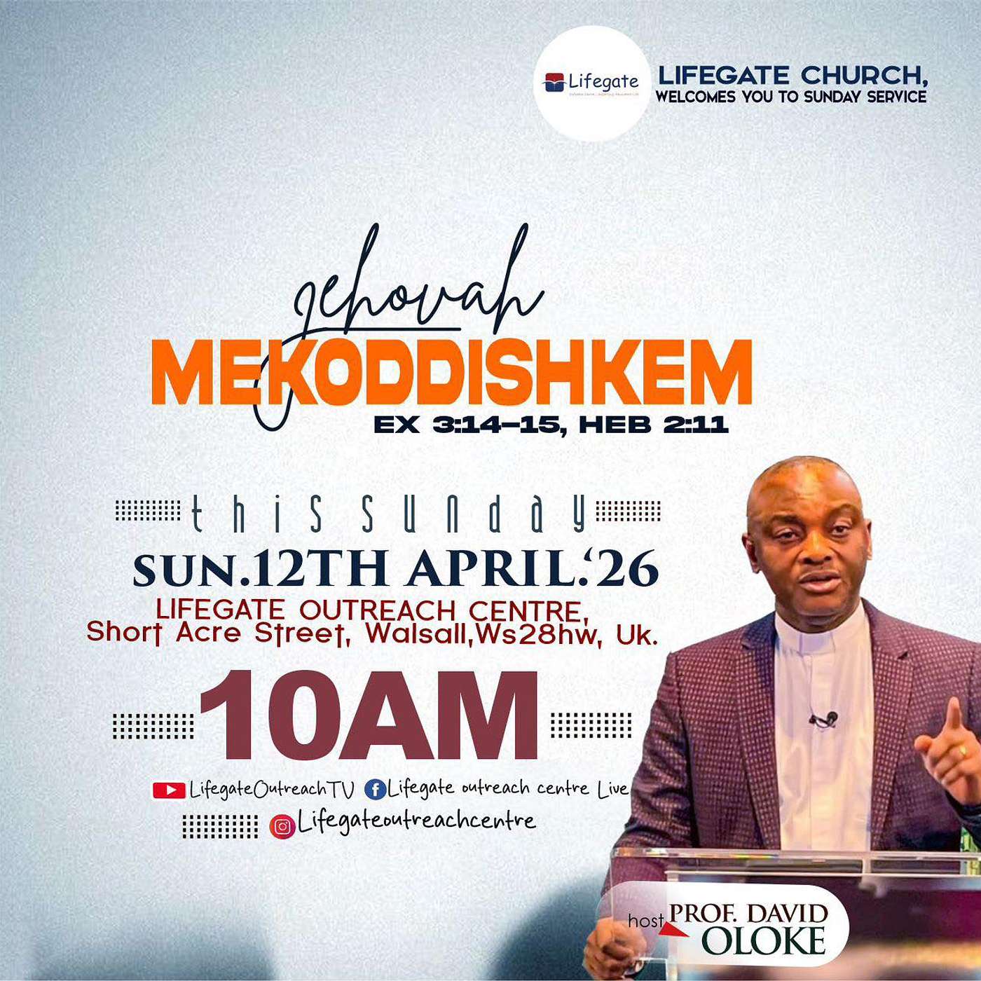 Jehovah Mekoddishkem (Session 7) - Lifegate Church - 13.4.26 episode artwork