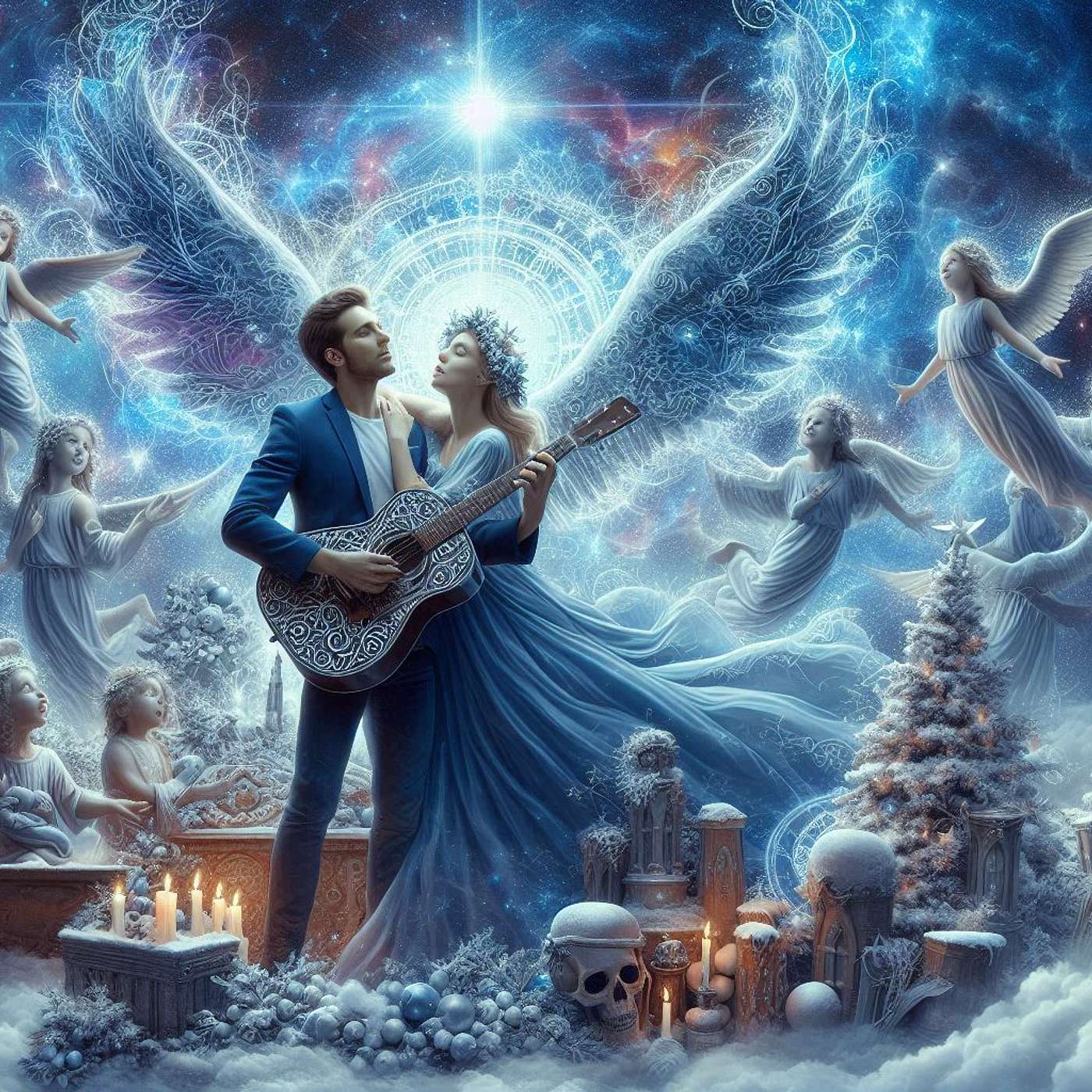 Angels We Have Heard On High Sing With Us FIreside Christmas Nicholas Mazzio and Lauren Mazzio The Rain WDN