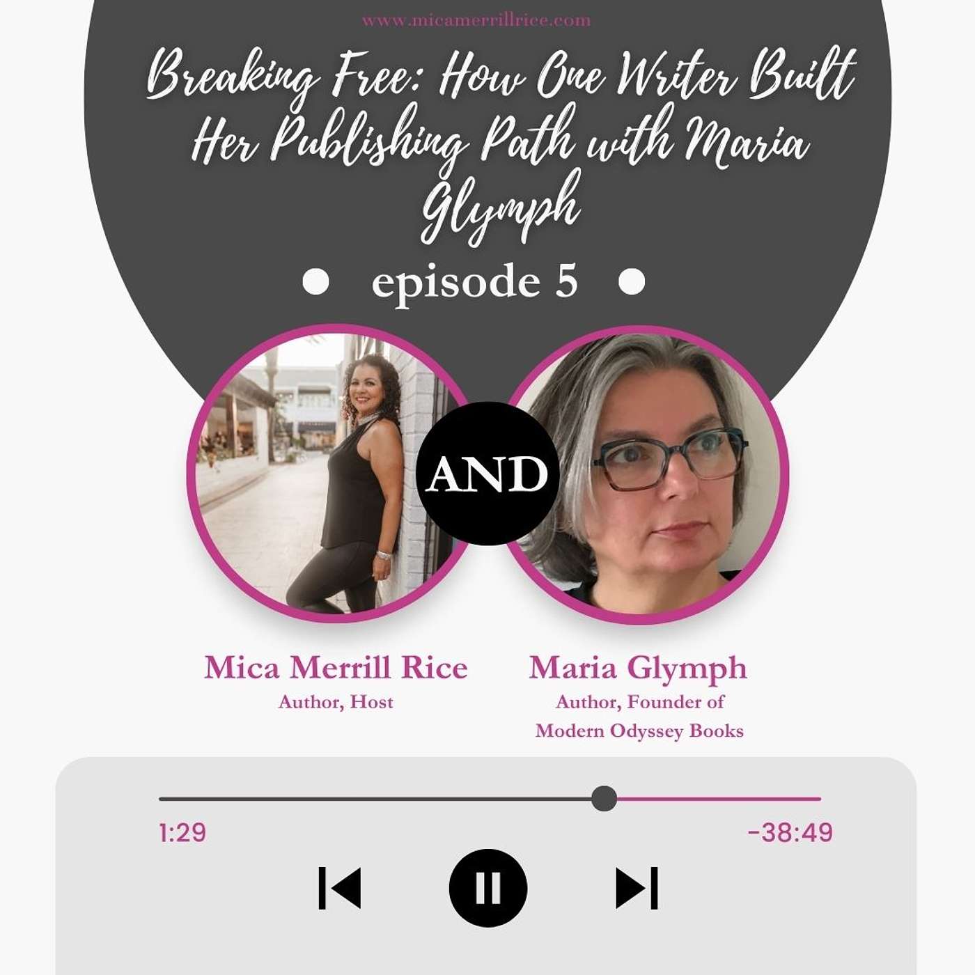Breaking Free: How One Writer Built Her Publishing Path with Maria Glymph