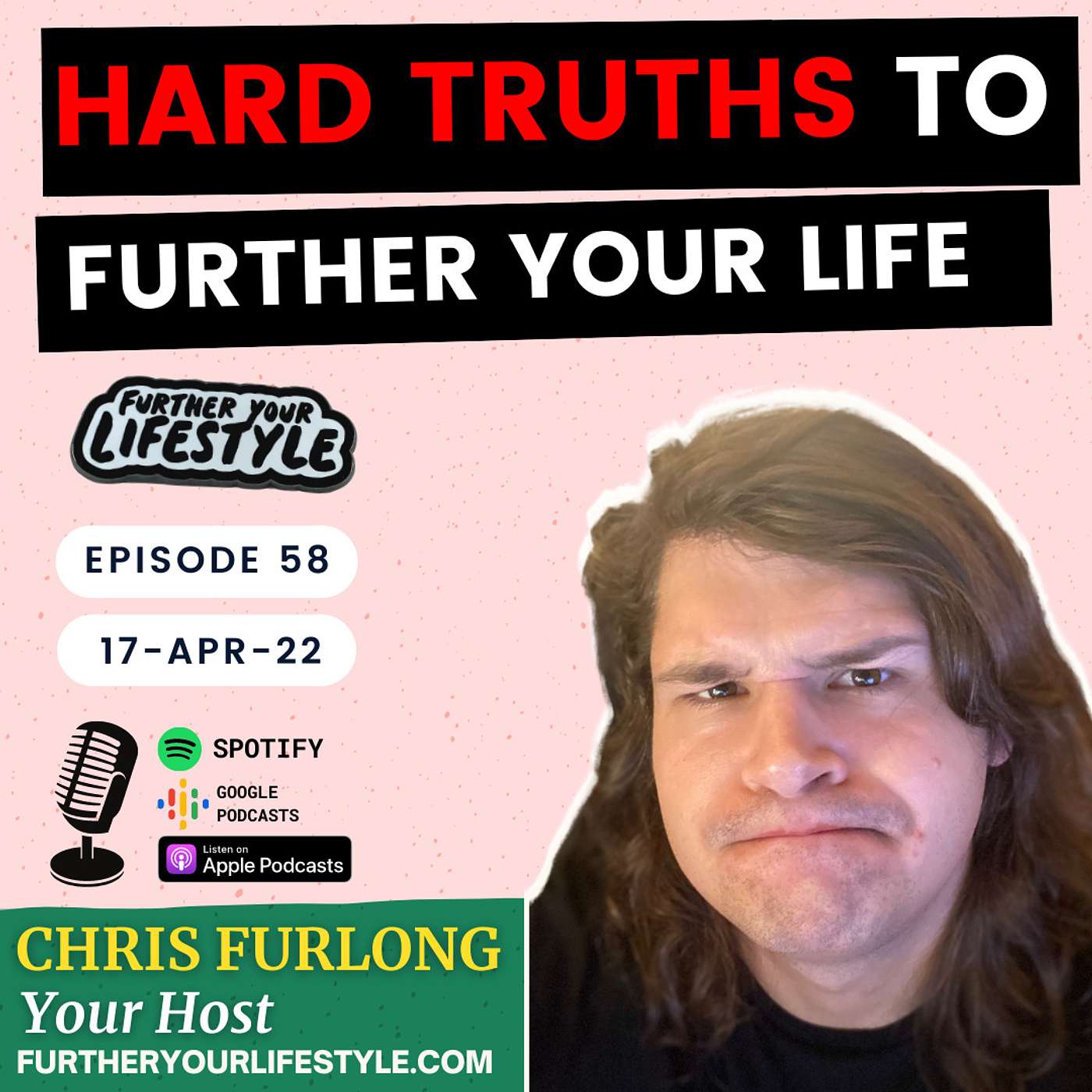 Ep.58 - HARD TRUTHS we all need to face to Further Your Life | Further Your Lifestyle Podcast