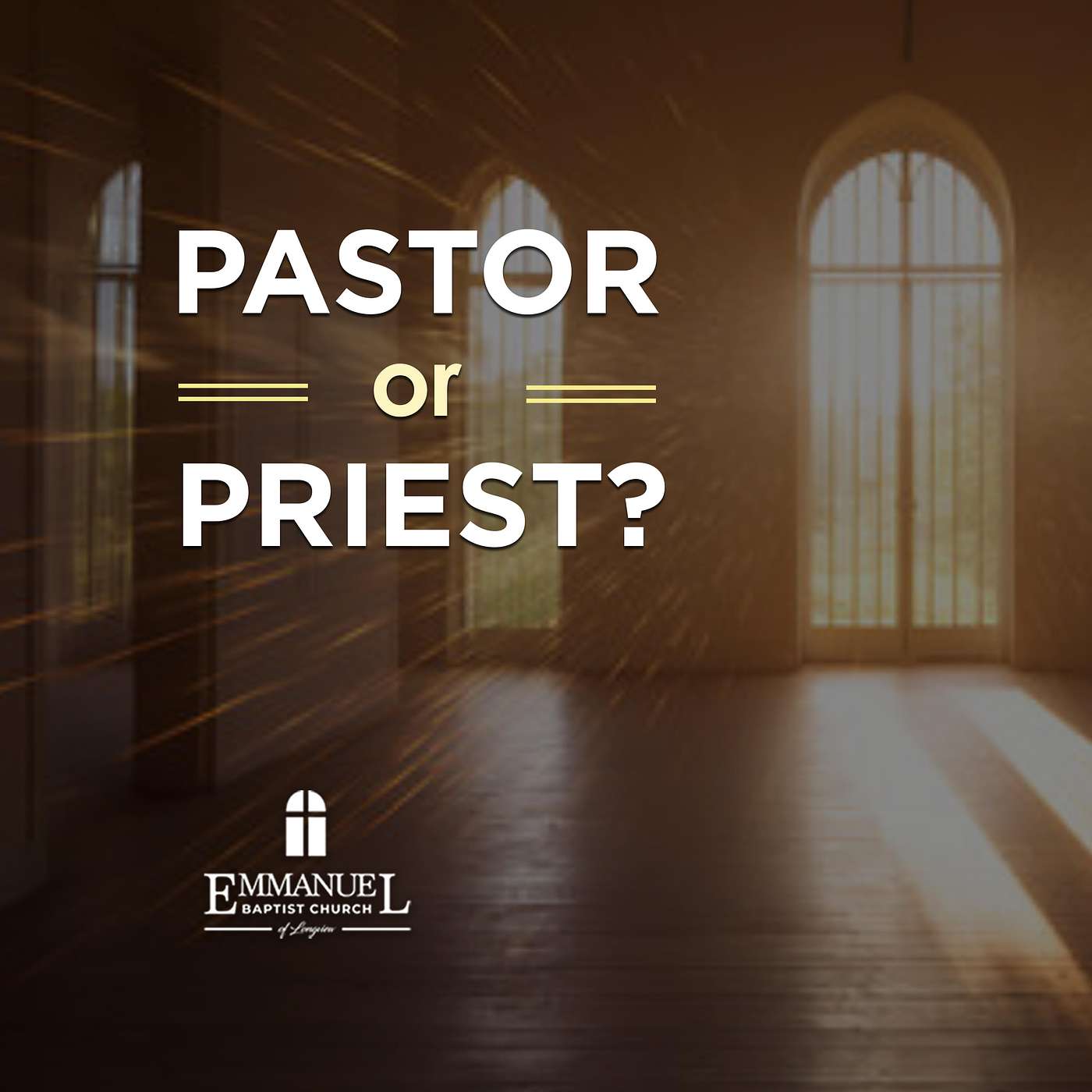 Pastor or Priest? - Sunday PM 03/03/2024 - Pastor Bob Gray II episode artwork