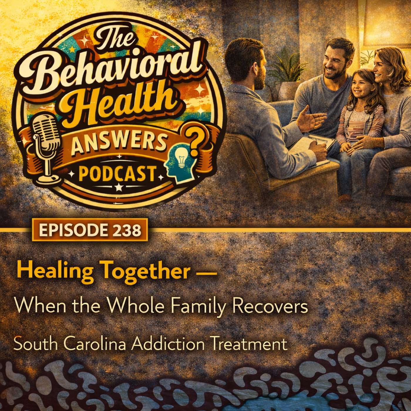 Episode 238: Healing Together - When the Whole Family Recovers | South Carolina Addiction Treatment episode artwork