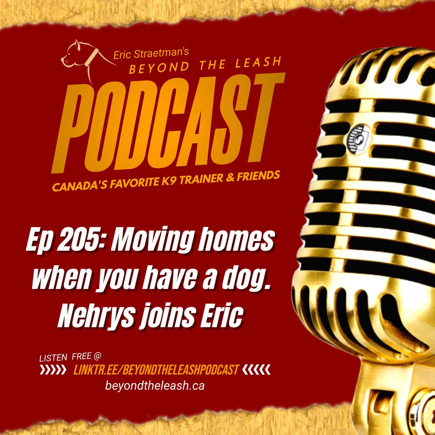 Ep 205: Moving homes when you have a dog