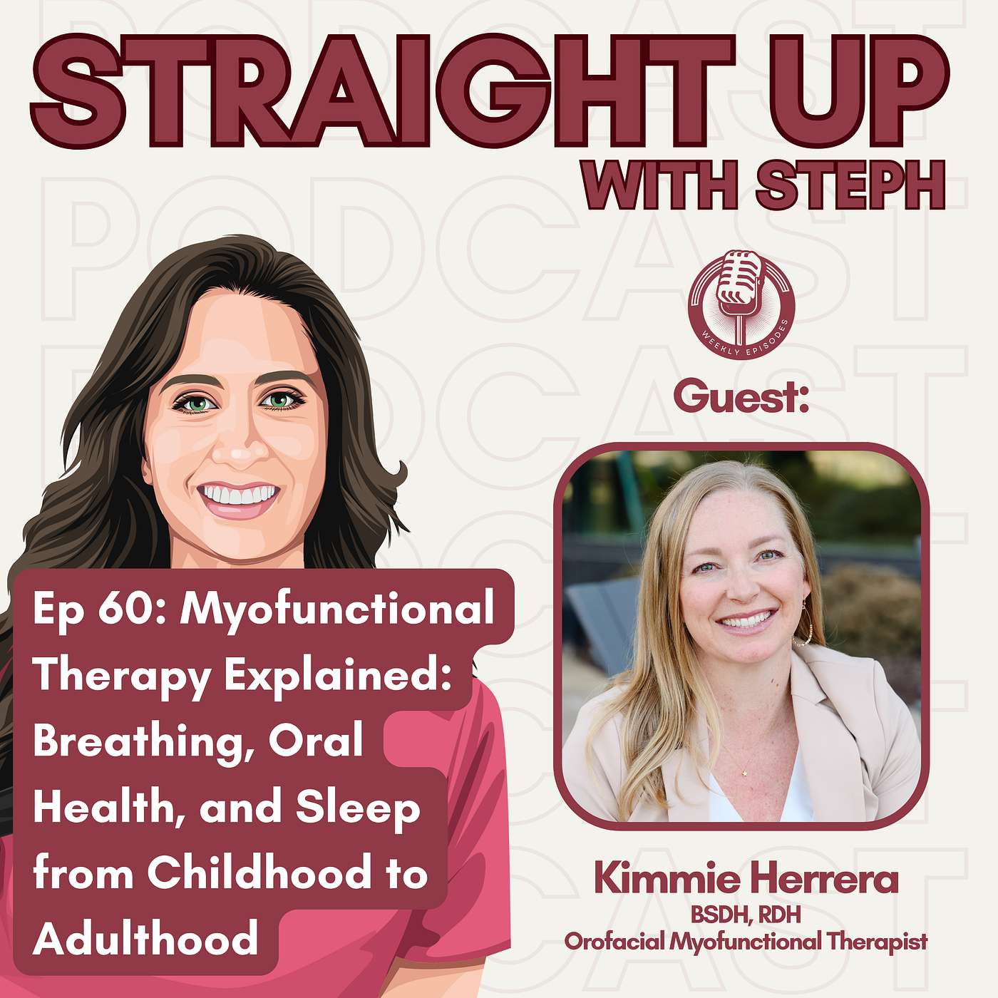 Ep 60: Myofunctional Therapy Explained: Breathing, Oral Health, and Sleep from Childhood to Adulthood episode artwork