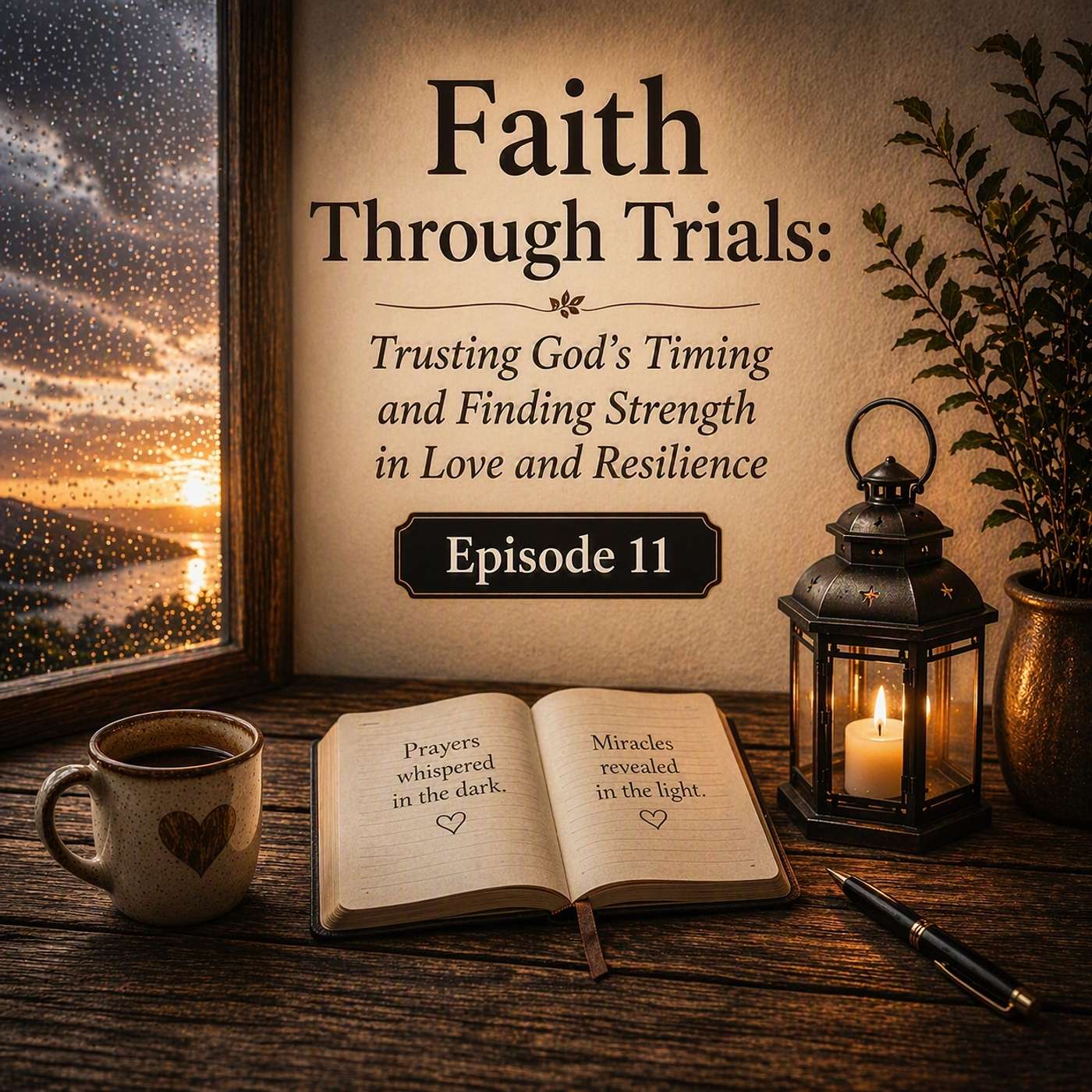 Episode 11- Faith Through Trials: Trusting God's Timing and Finding Strength in Love and Resilience episode artwork