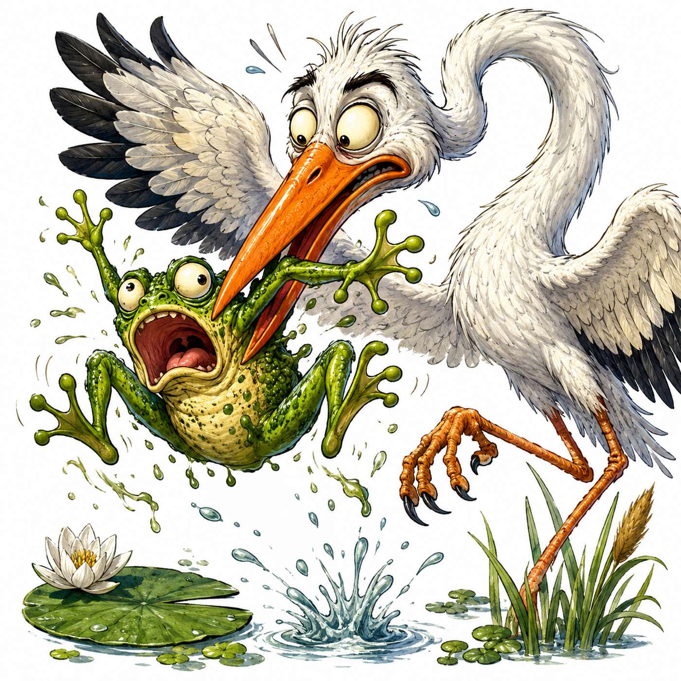 Playful Proverbs: Look before you Leap! - Think before you act
