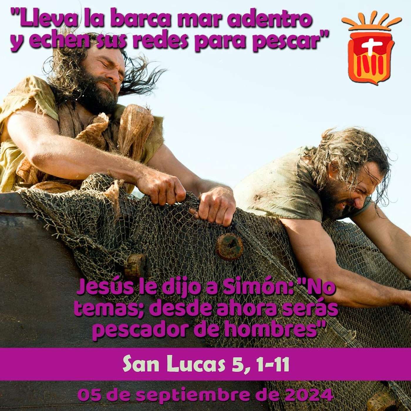 2024-09-05 San Lucas 5, 1-11: Jueves XXII Ordinario.