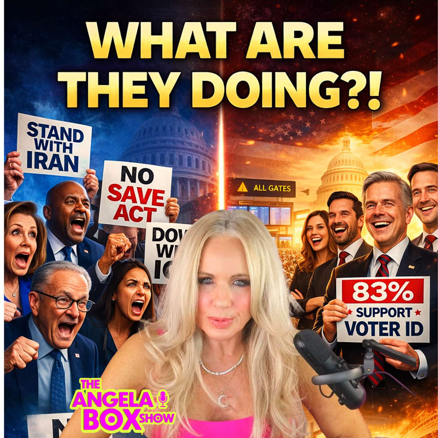 SAVE AMERICA ACT SHOCKER: Democrats Melt Down, TSA Chaos & ICE at the Airports | Ep. 385 🇺🇸🛫 episode artwork