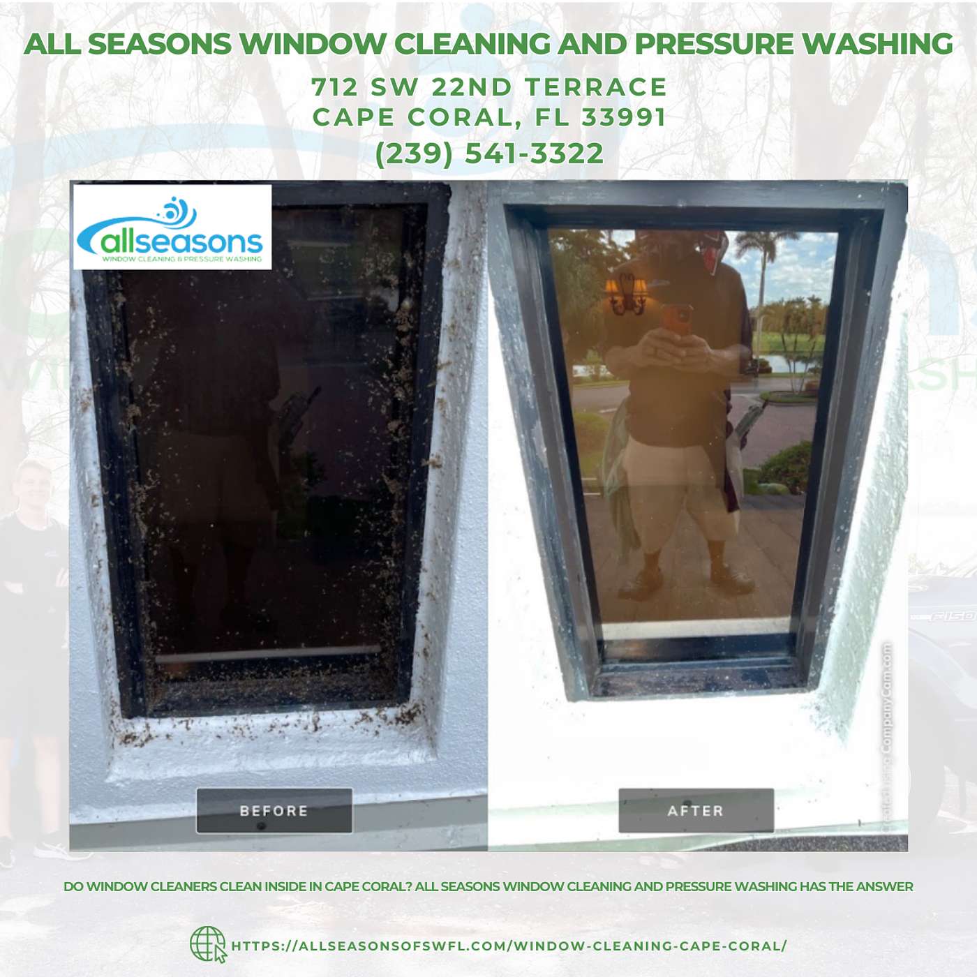 Do Window Cleaners Clean Inside in Cape Coral? All Seasons Window Cleaning and Pressure Washing Has the Answer episode artwork