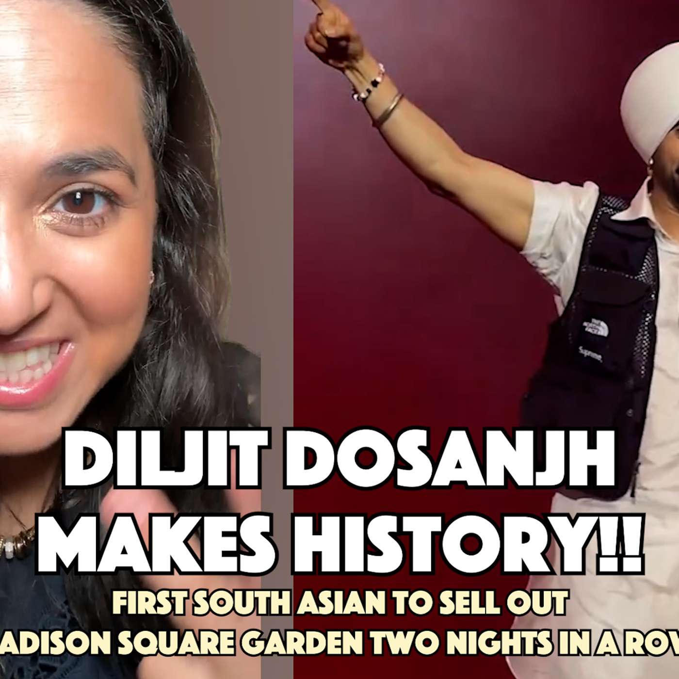 Diljit Makes History! First South Asian to sell out Madison Square Garden! episode artwork