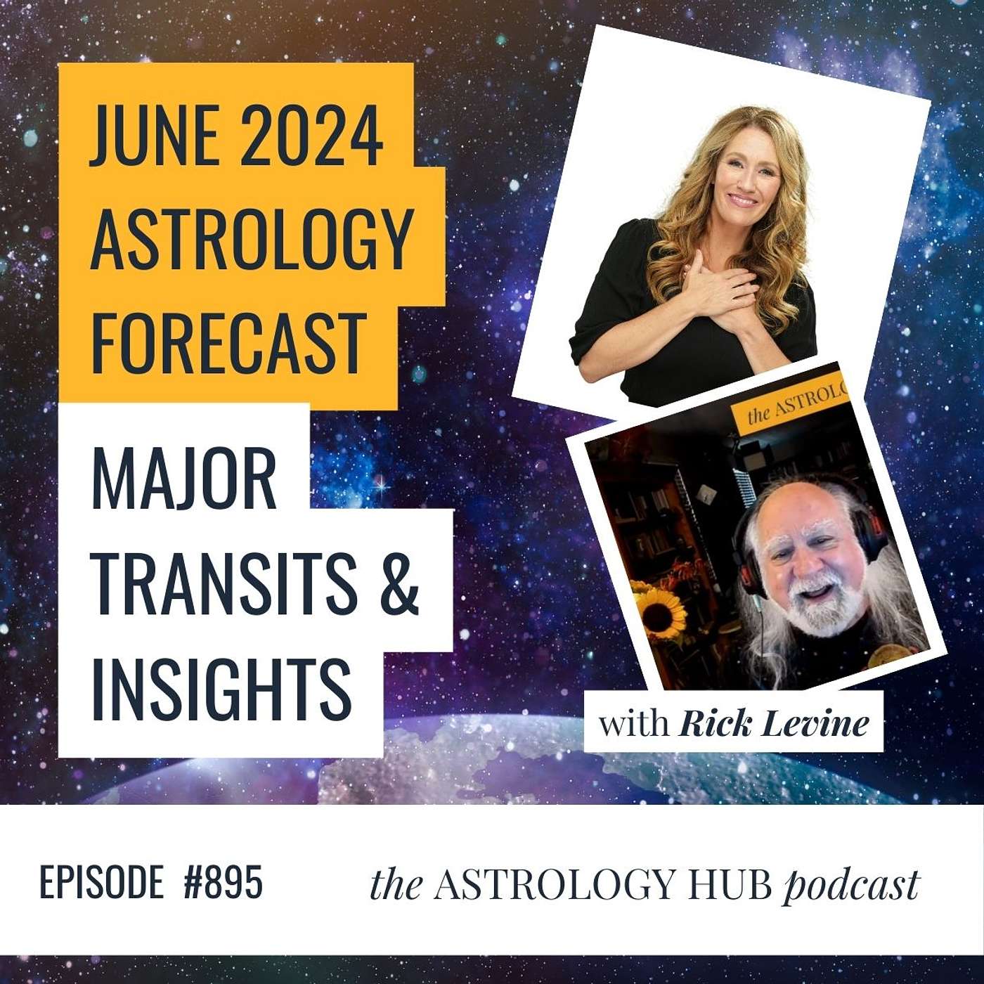 cover of episode June 2024 Astrology Forecast with Rick Levine: Major Transits & Insights