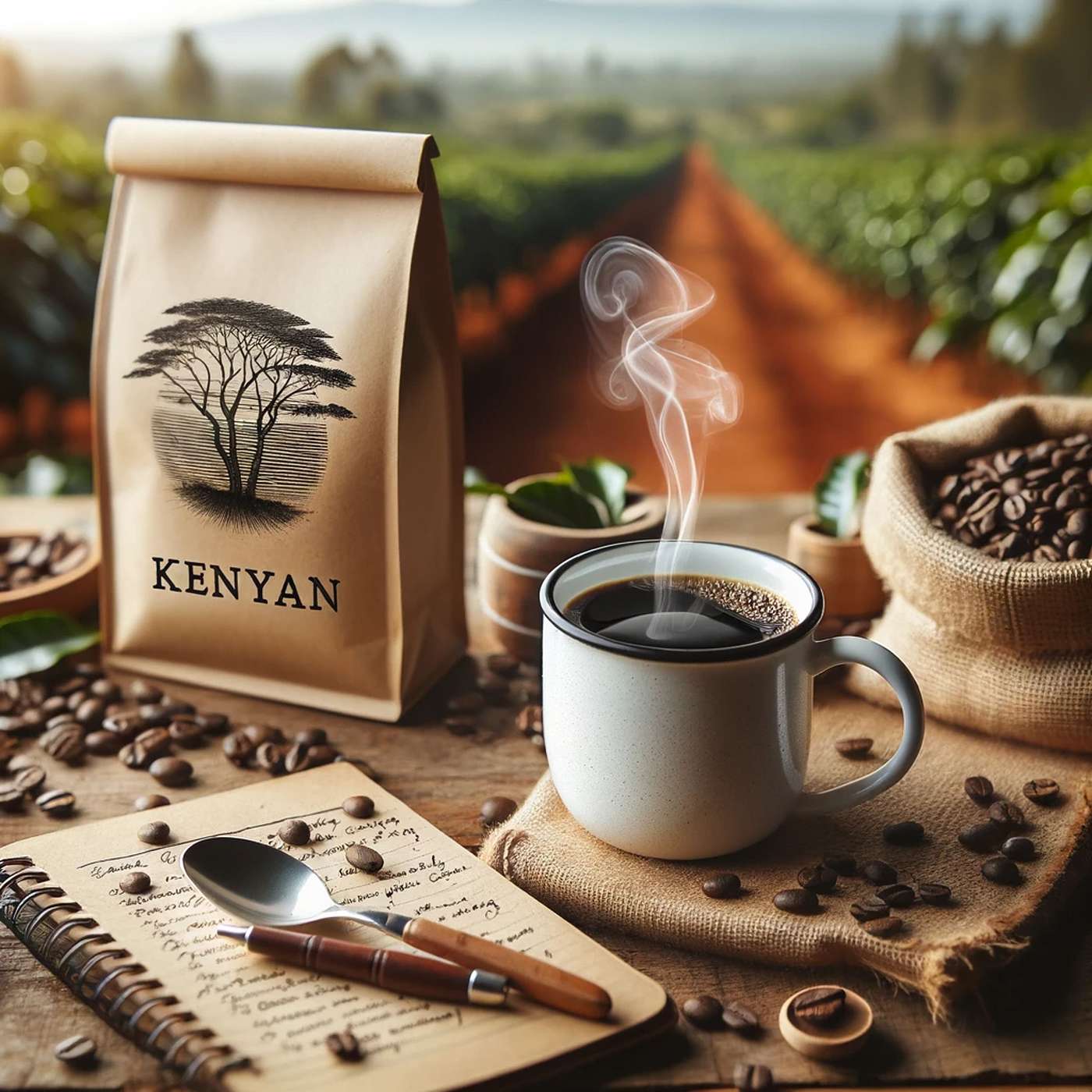 Tasting Notes: Kenyan Medium vs Dark Roast Coffee