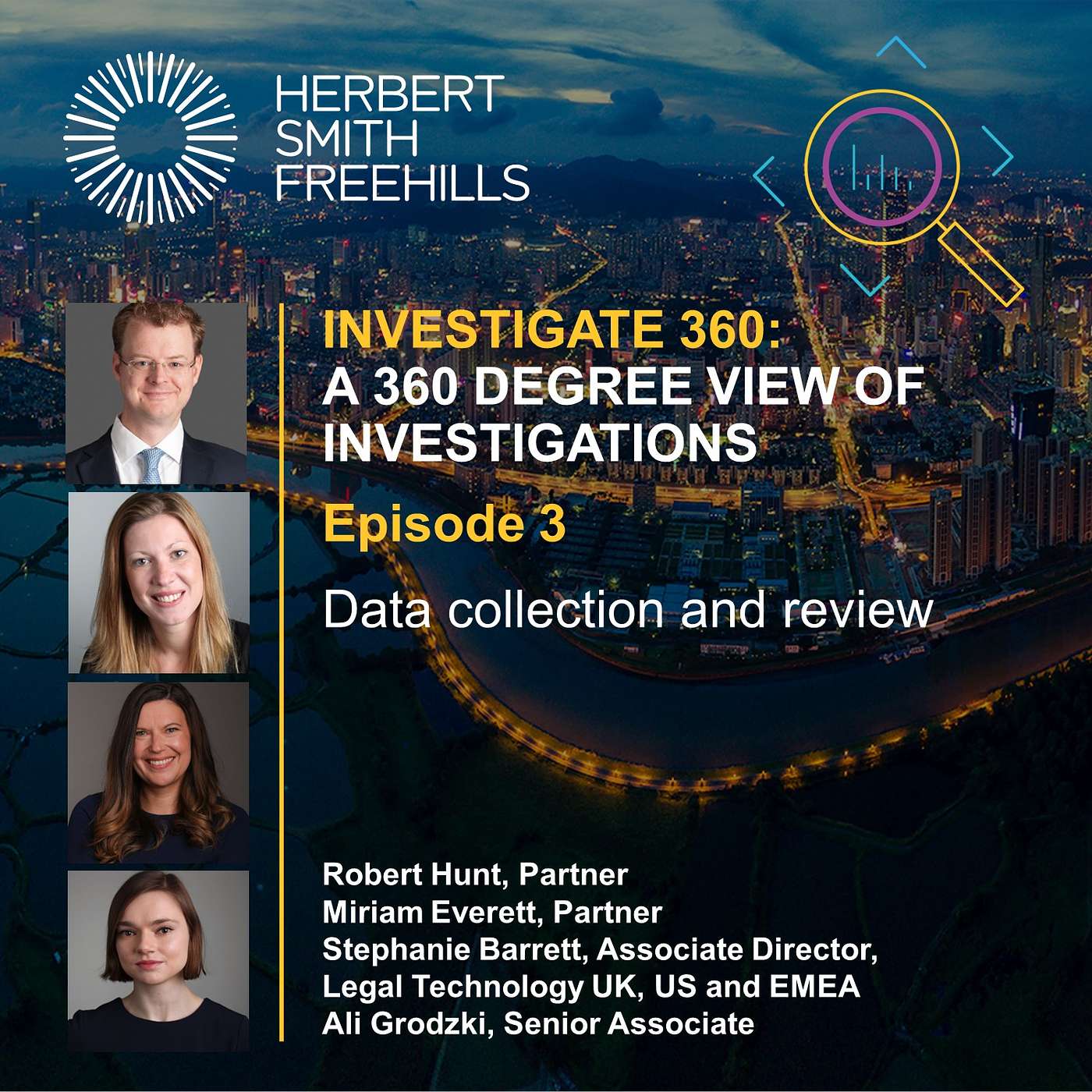 Investigate: a 360 degree view of investigations: EP3 Data collection and review episode artwork