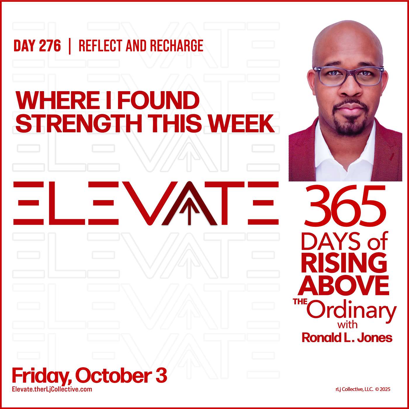 Day 276: Where I Found Strength This Week