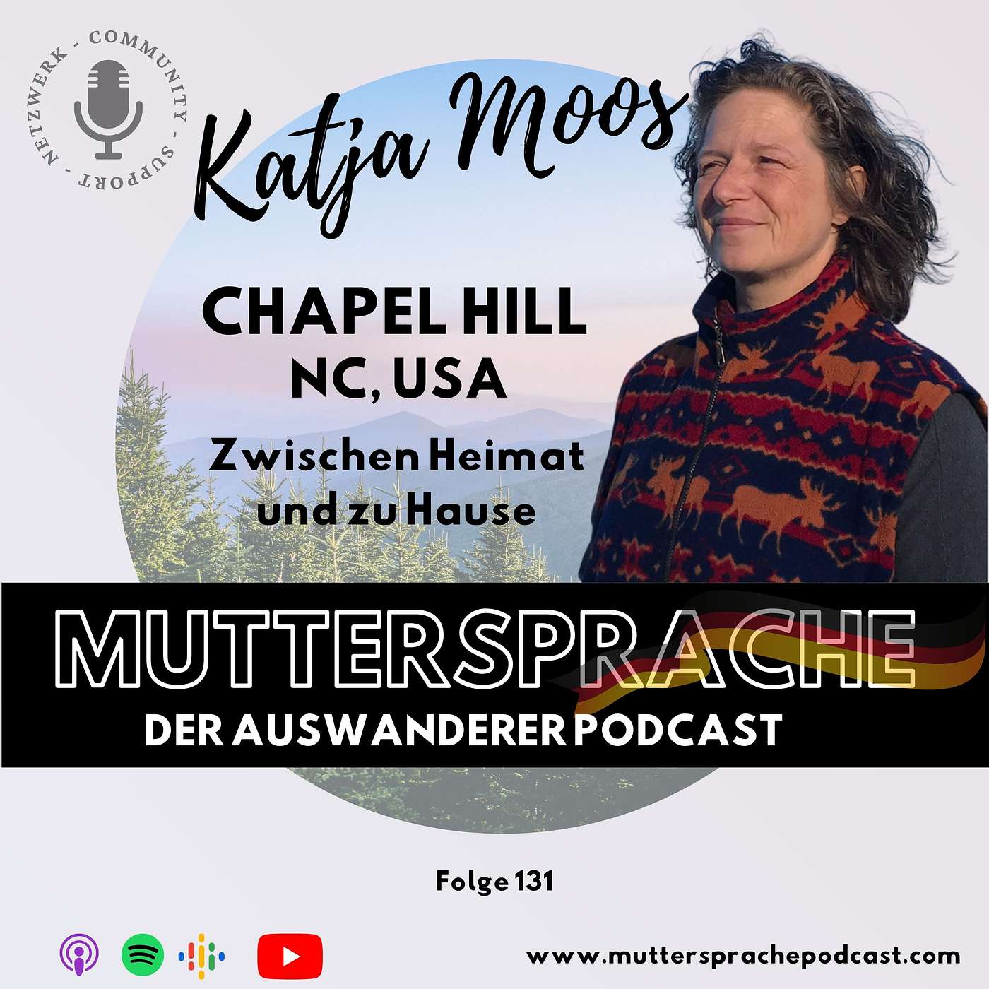 KATJA MOOS: Zwischen Heimat und zu Hause - Chapel Hill, NC, USA episode artwork