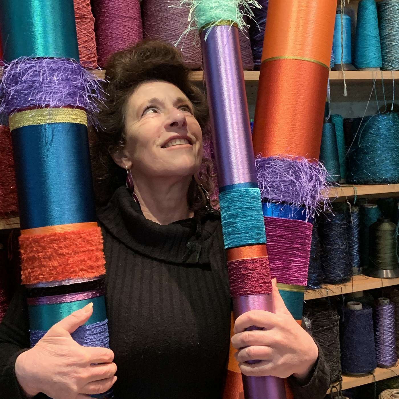 #9: Myra Burg is an artist and designer both on a tandem surfboard and in her art studio episode artwork