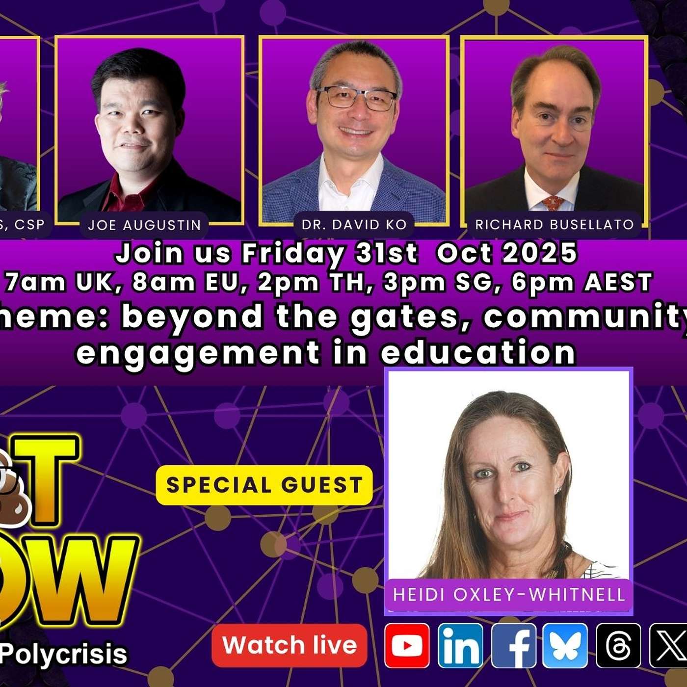 The Sh*t Show: beyond the gates, community engagement in education