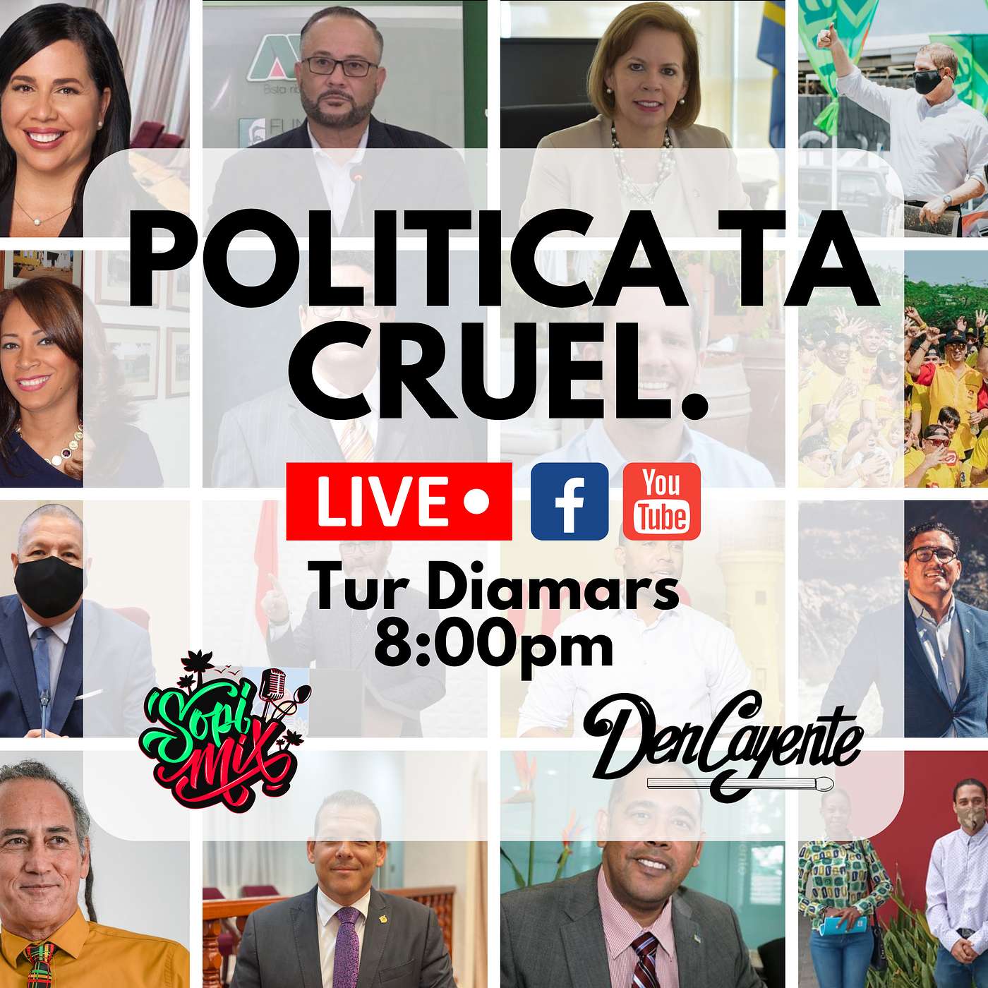 Sopi Mix/Den Cayente #001 - Politica ta Cruel! Gobierno a cai. Sopi Mix/Den Cayente #001 - Politica ta Cruel! Gobierno a cai.